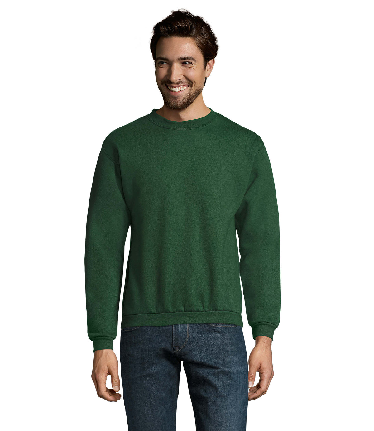Heren sweater260 g Spider in flesgroen