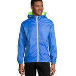 LINED WINDBREAKER Skate in royal/neon yellow