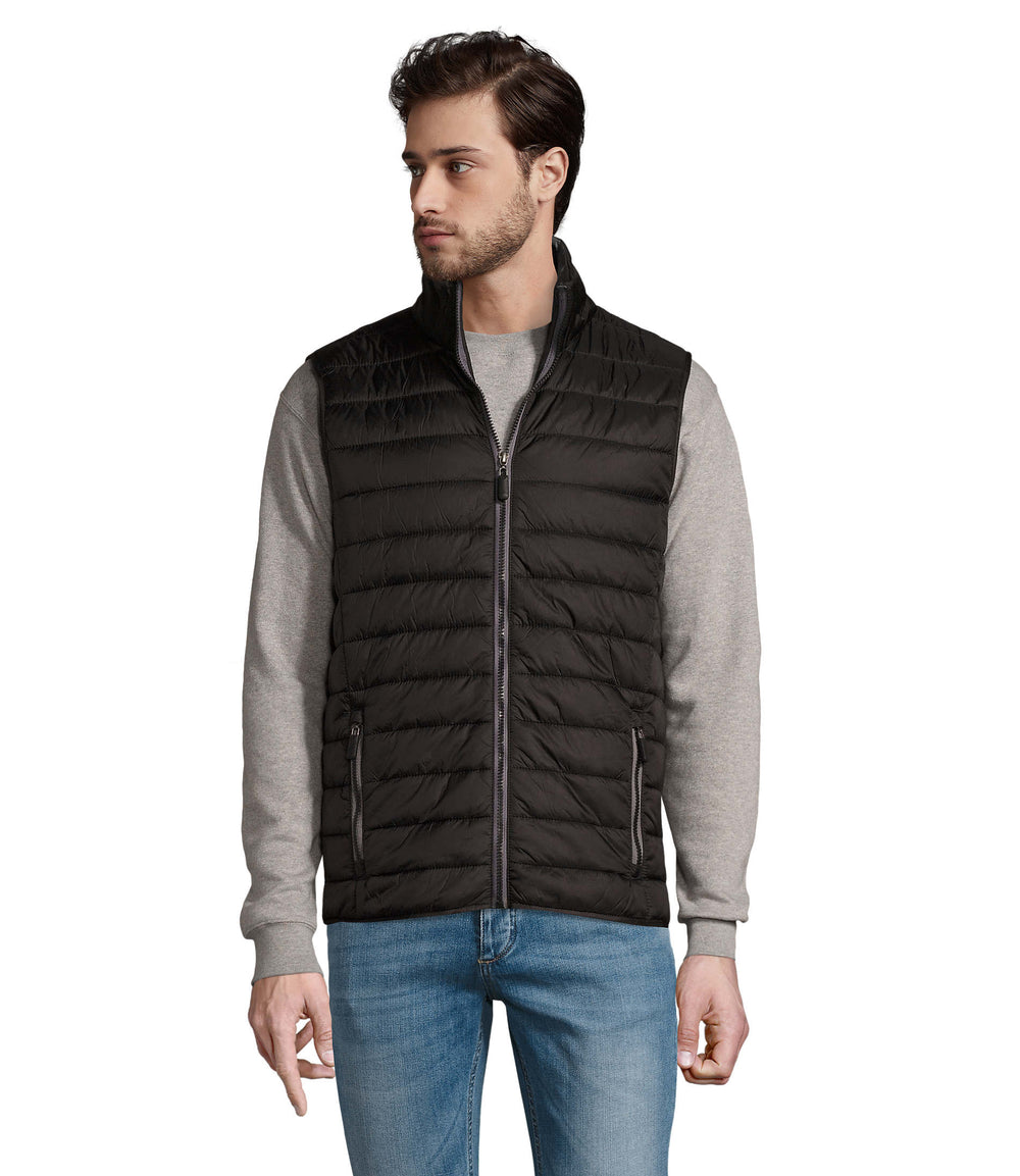Bodywarmer Wave Men in zwart