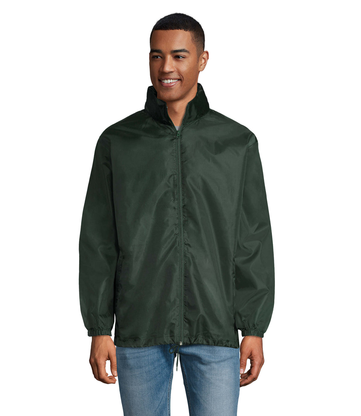 Unisex windjack 210 g Shift in bosgroen