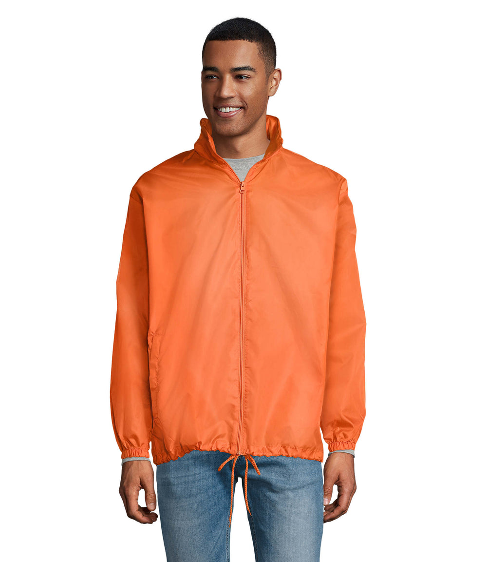 Unisex windjack 210 g Shift in oranje