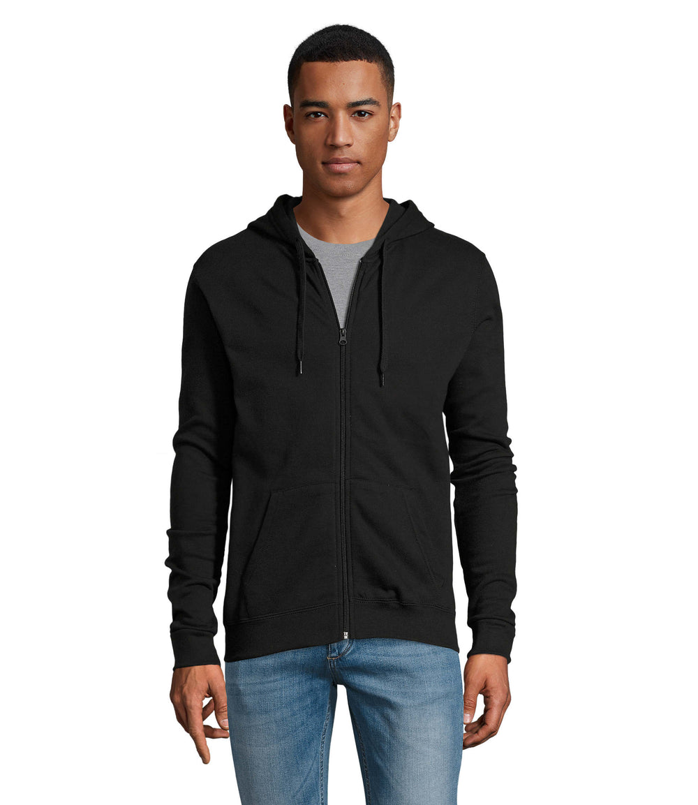 Unisex hoodie 260 g Stone in zwart