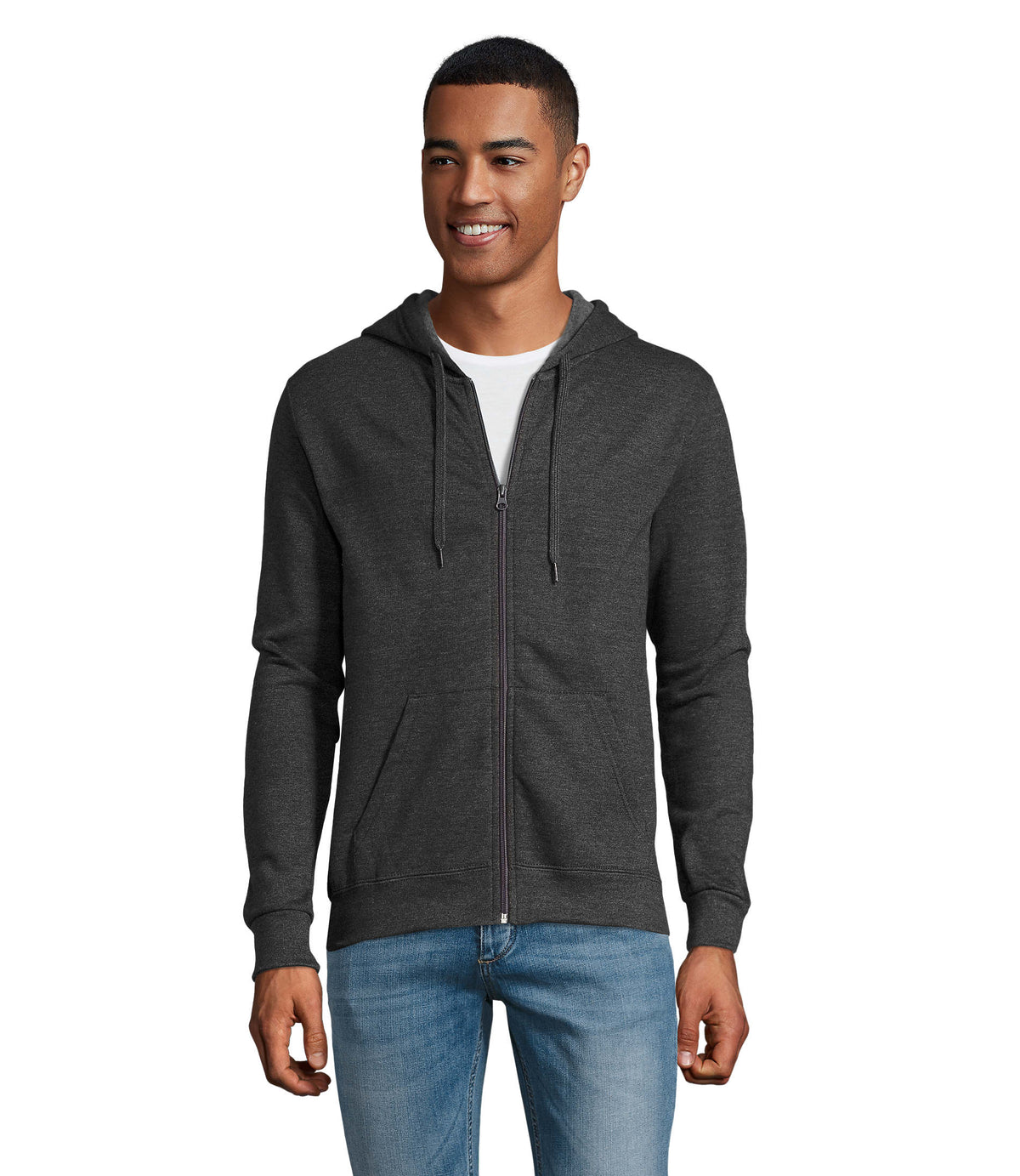 Unisex hoodie 260 g Stone in charcoal melange