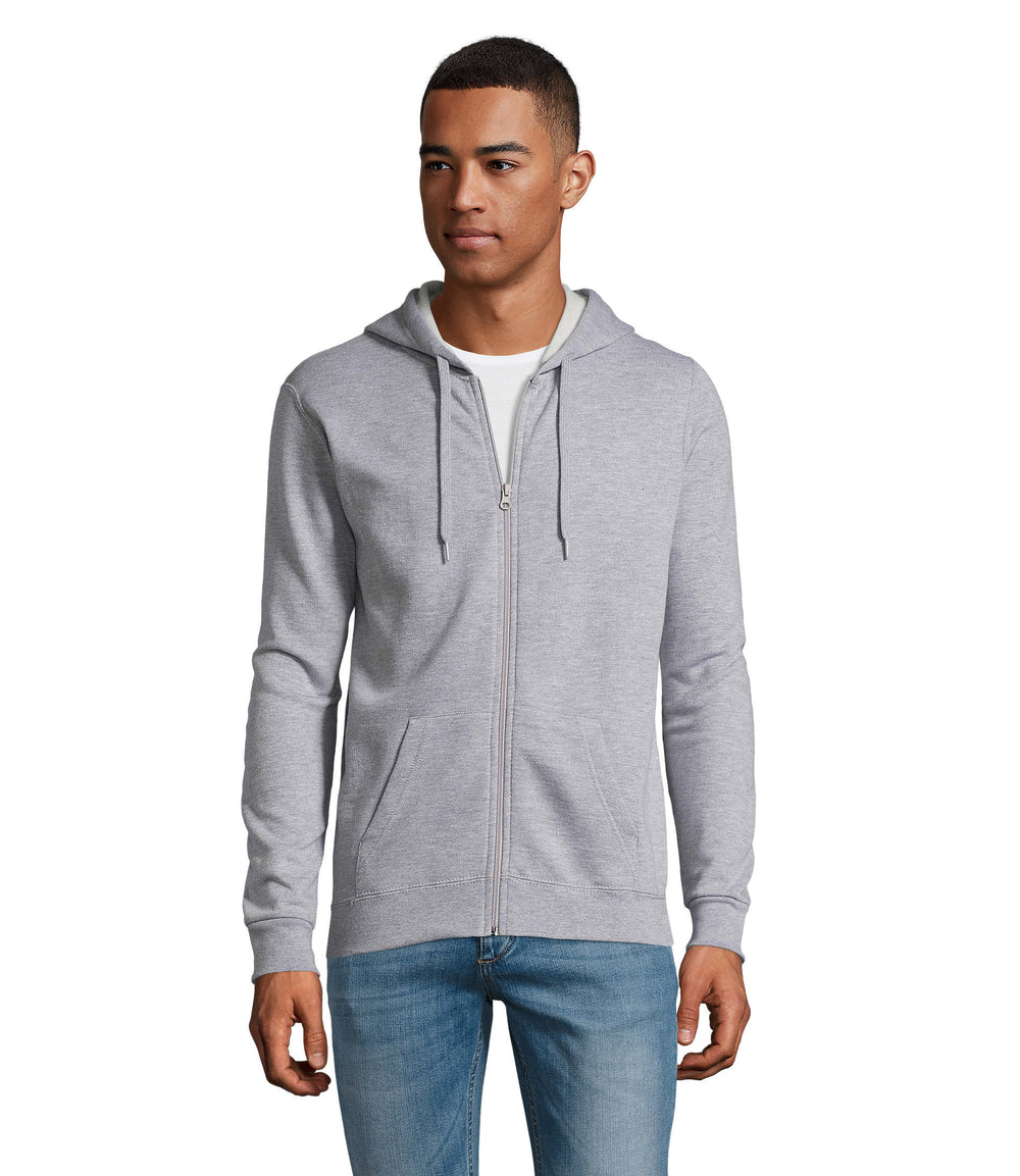 Unisex hoodie 260 g Stone in grijs gemêleerd 2