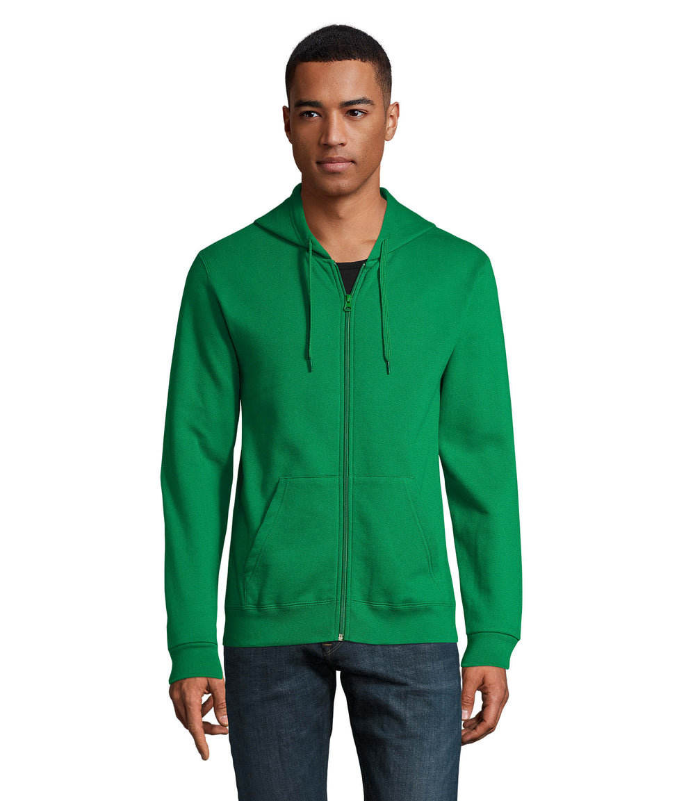 Unisex hoodie 260 g Stone in helder groen