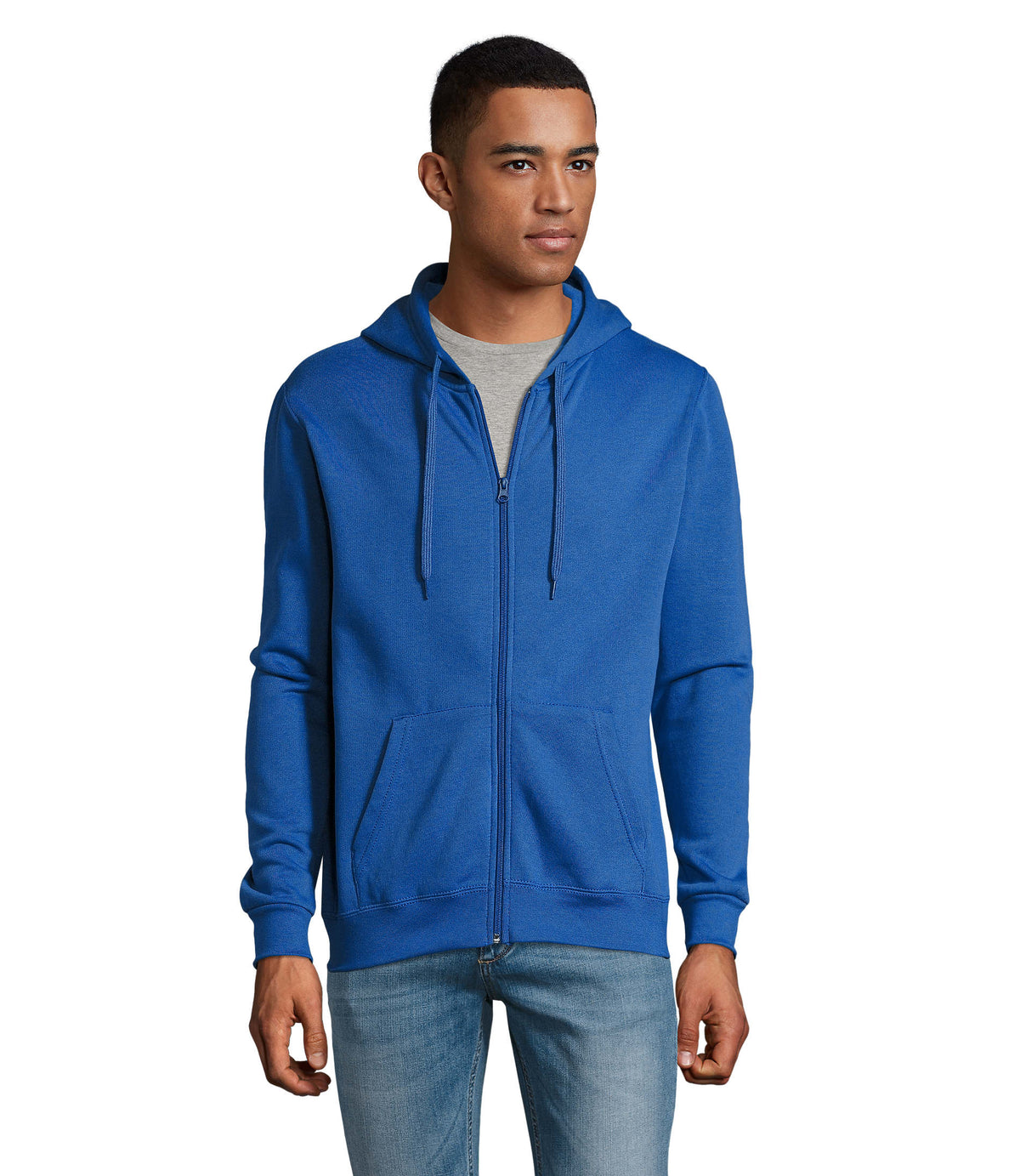 Unisex hoodie 260 g Stone in koningsblauw