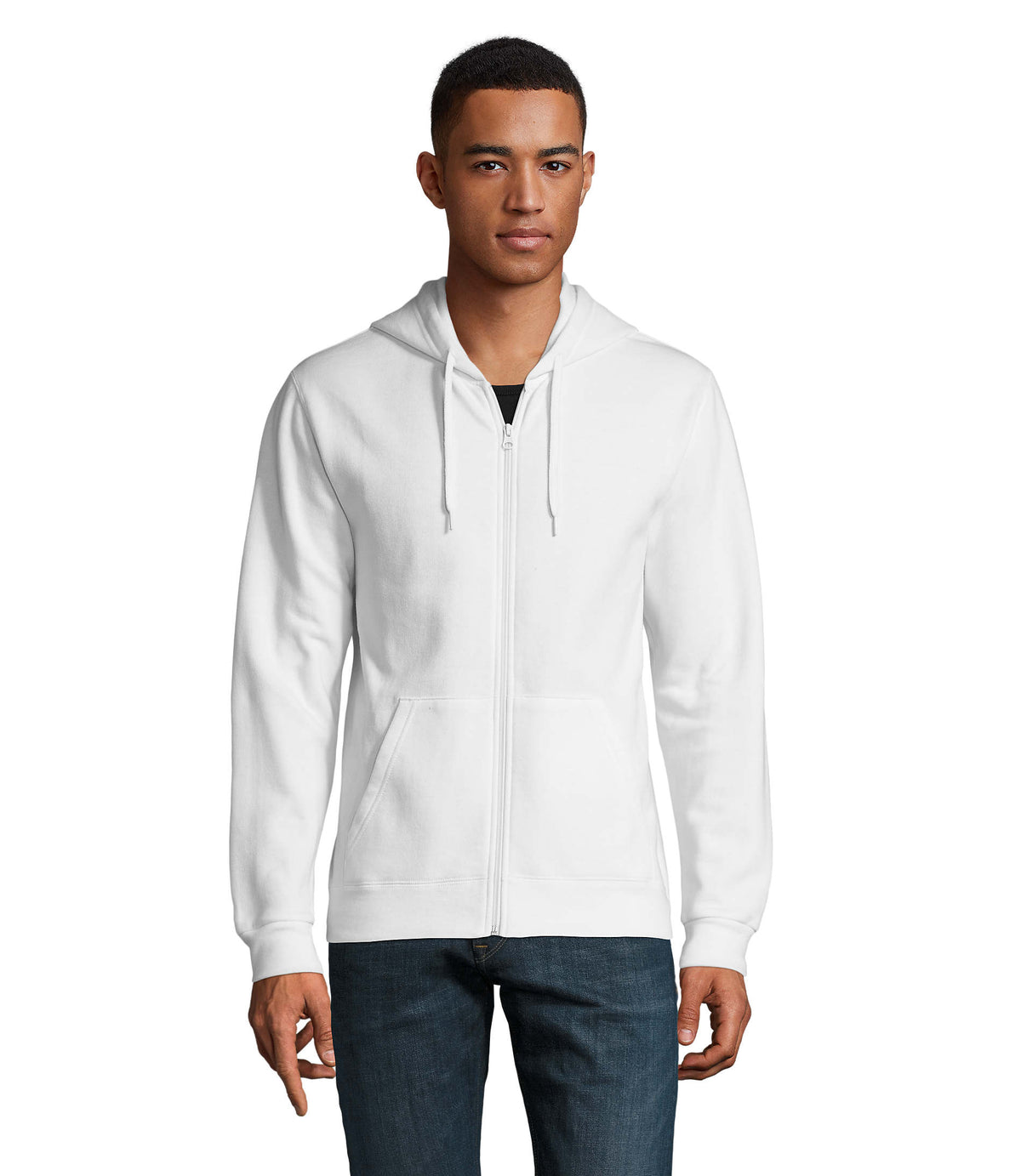 Unisex hoodie 260 g Stone in wit