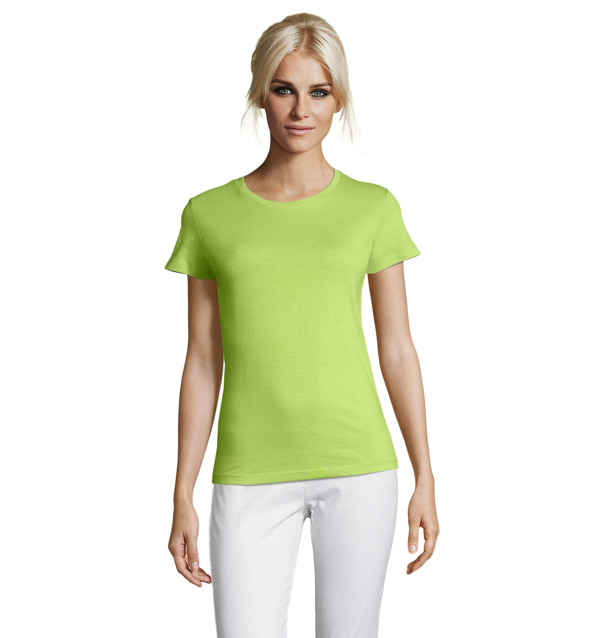REGENT dames t-shirt 150 g Regent Women in apple green