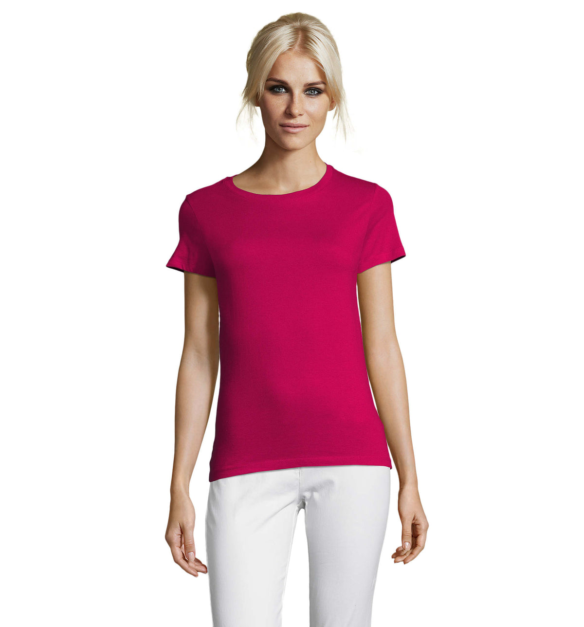 REGENT dames t-shirt 150 g Regent Women in fuchsia
