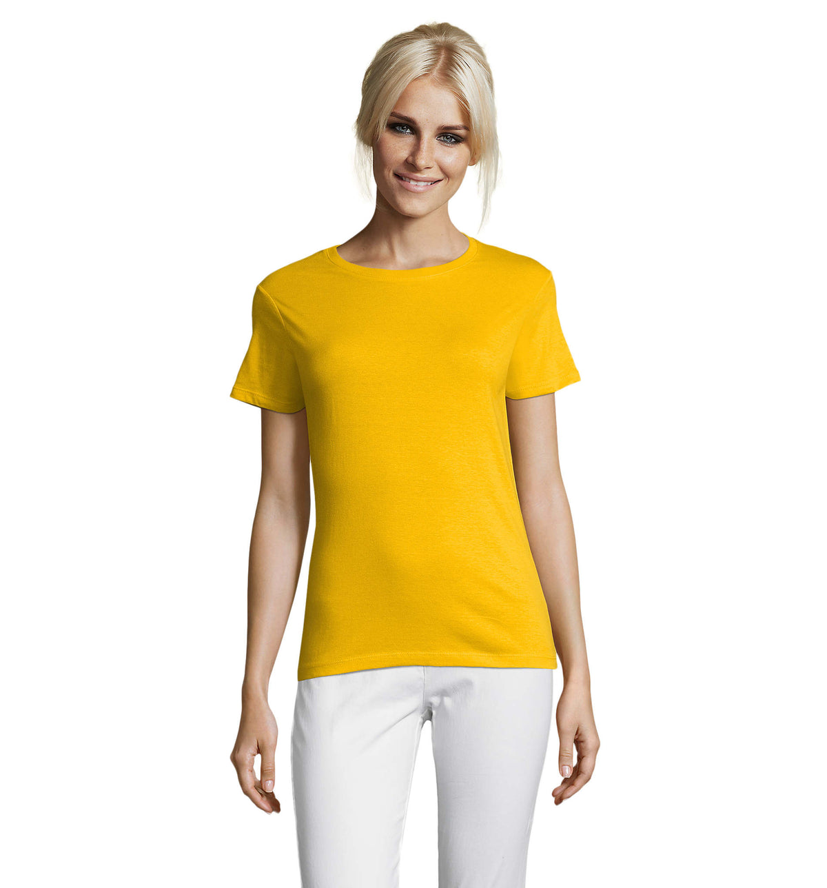 REGENT dames t-shirt 150 g Regent Women in goud