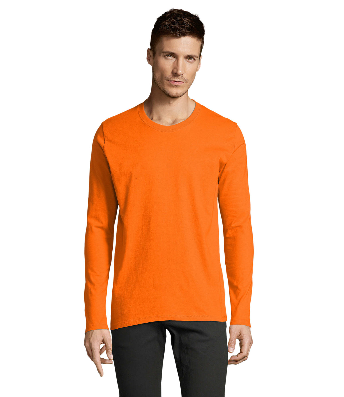 T-shirt190 Imperial Lsl Men in oranje