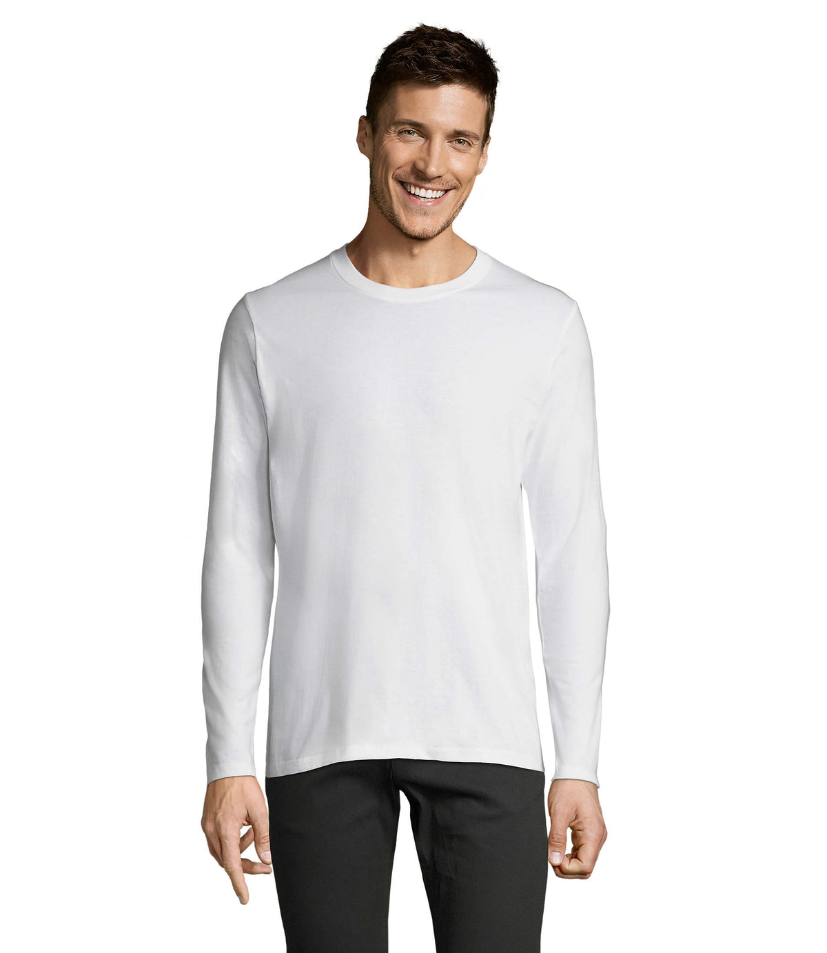 T-shirt190 Imperial Lsl Men in wit