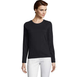 IMPERIAL lsl dames 190 g Imperial Lsl Women in diep zwart