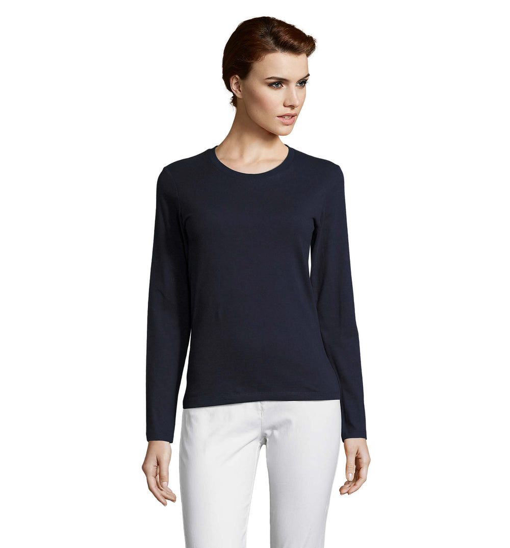 IMPERIAL lsl dames 190 g Imperial Lsl Women in franse marine