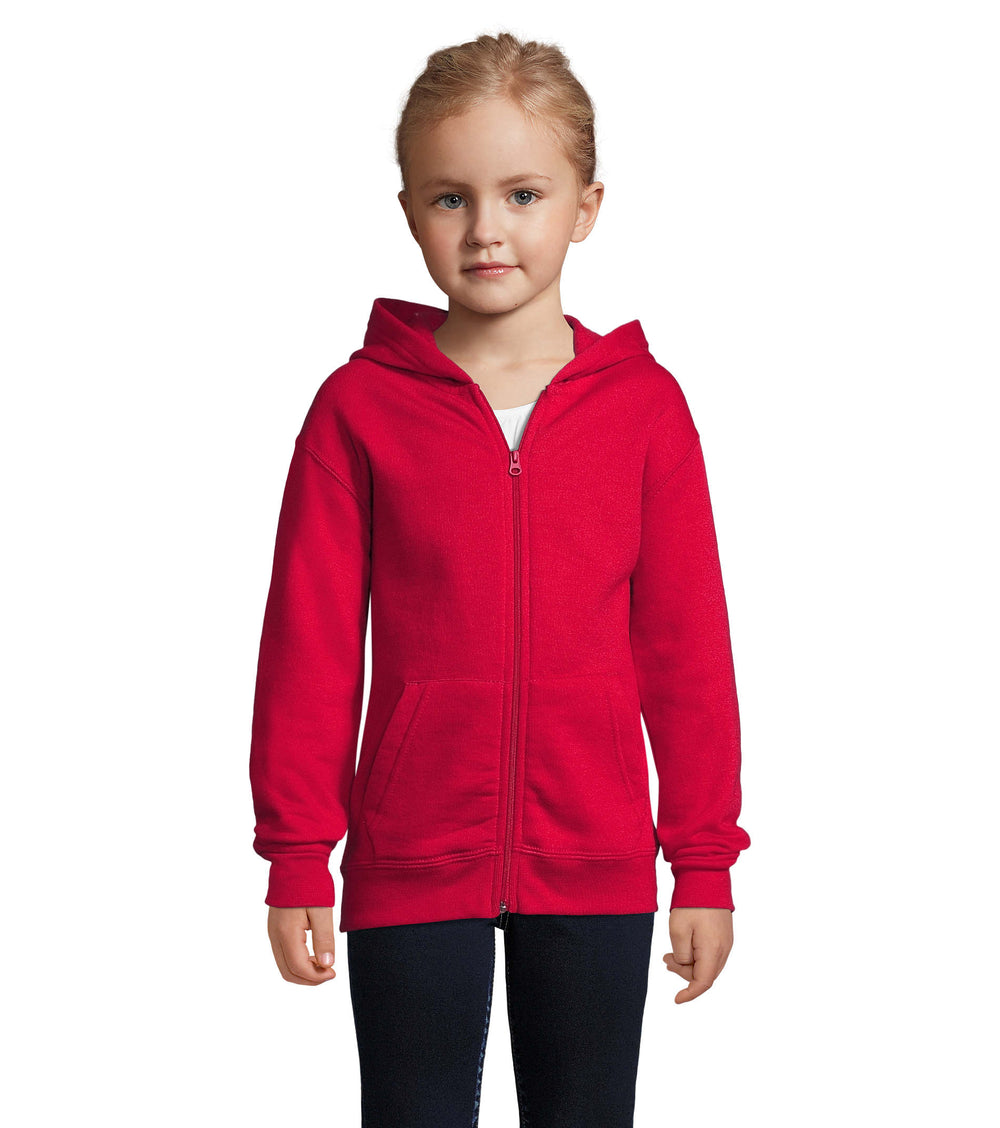 STONE kinder hoodie 260 g Stone Kids in rood