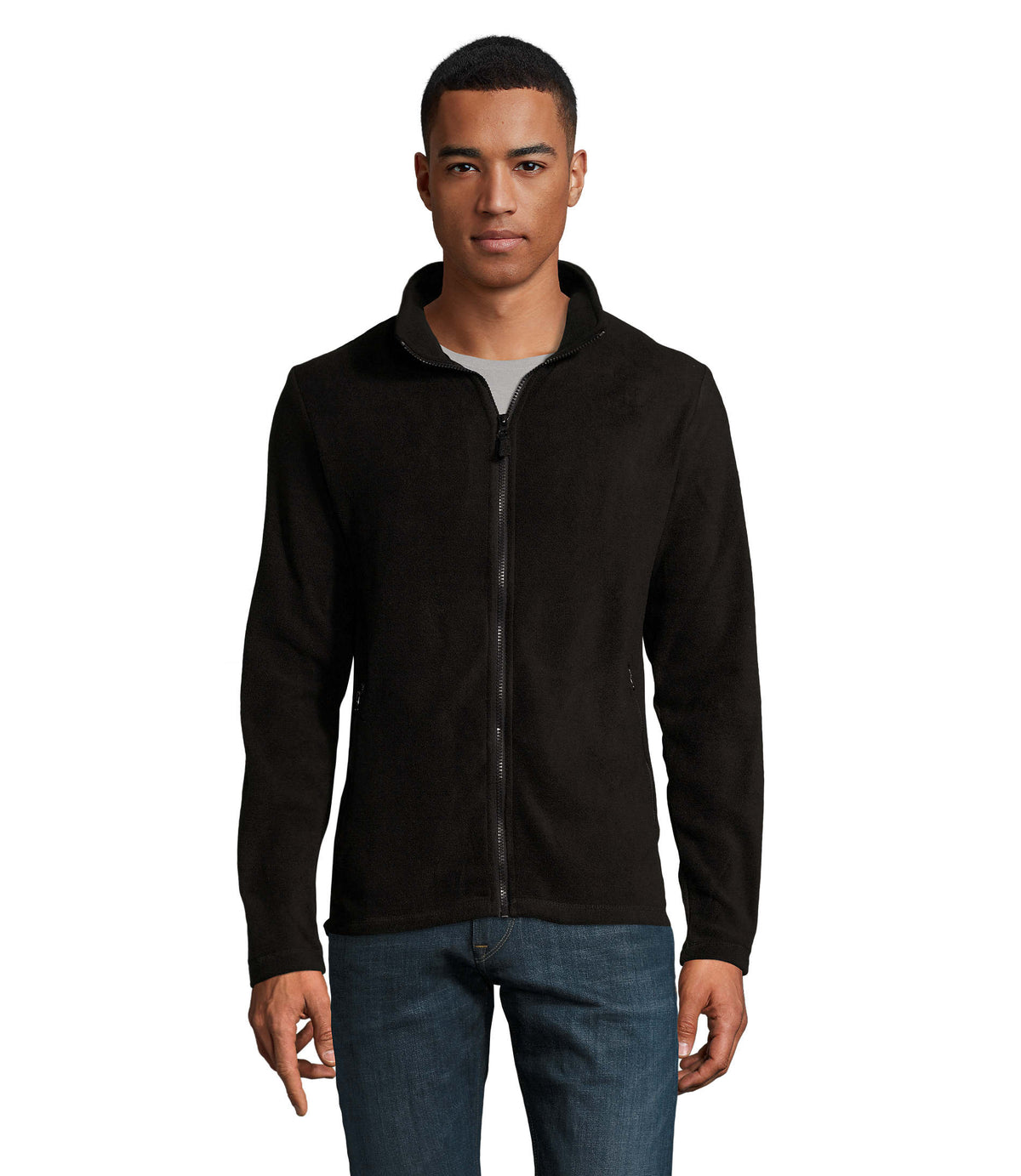 NORMAN heren fleece 220 g Norman Men in zwart