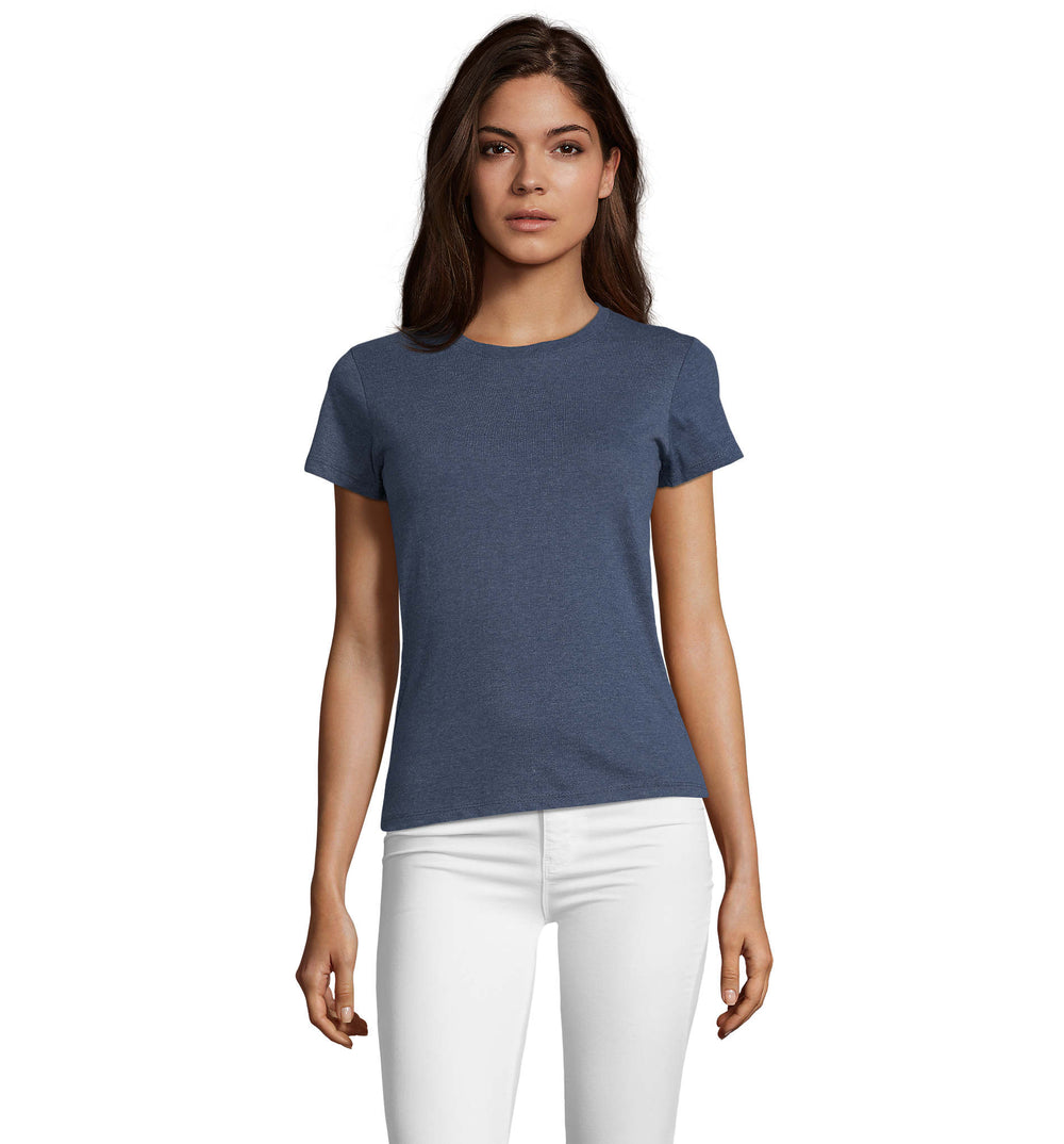 REGENT FIT DAMES 150 g Regent Fit Women in heather denim