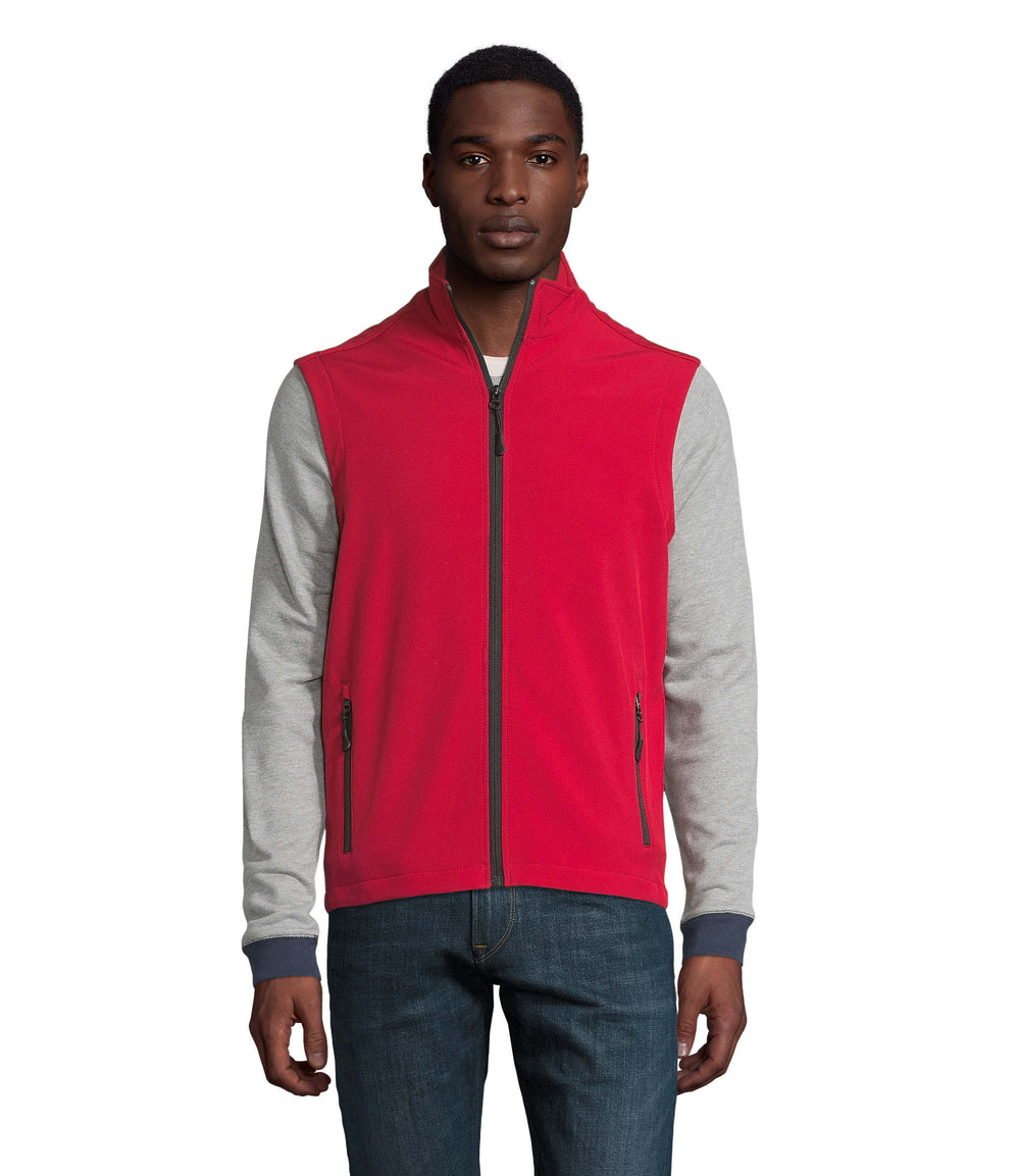 SOFTSHELL Race Bw Men in pepper red