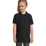 PERFECT kinder polo 180 g Perfect Kids in zwart