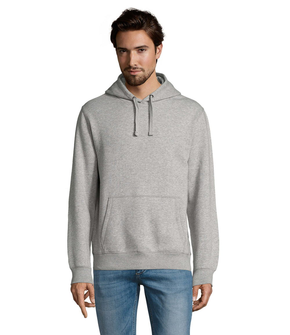 Heren sweater 280 g Spencer in grijs gemêleerd 2
