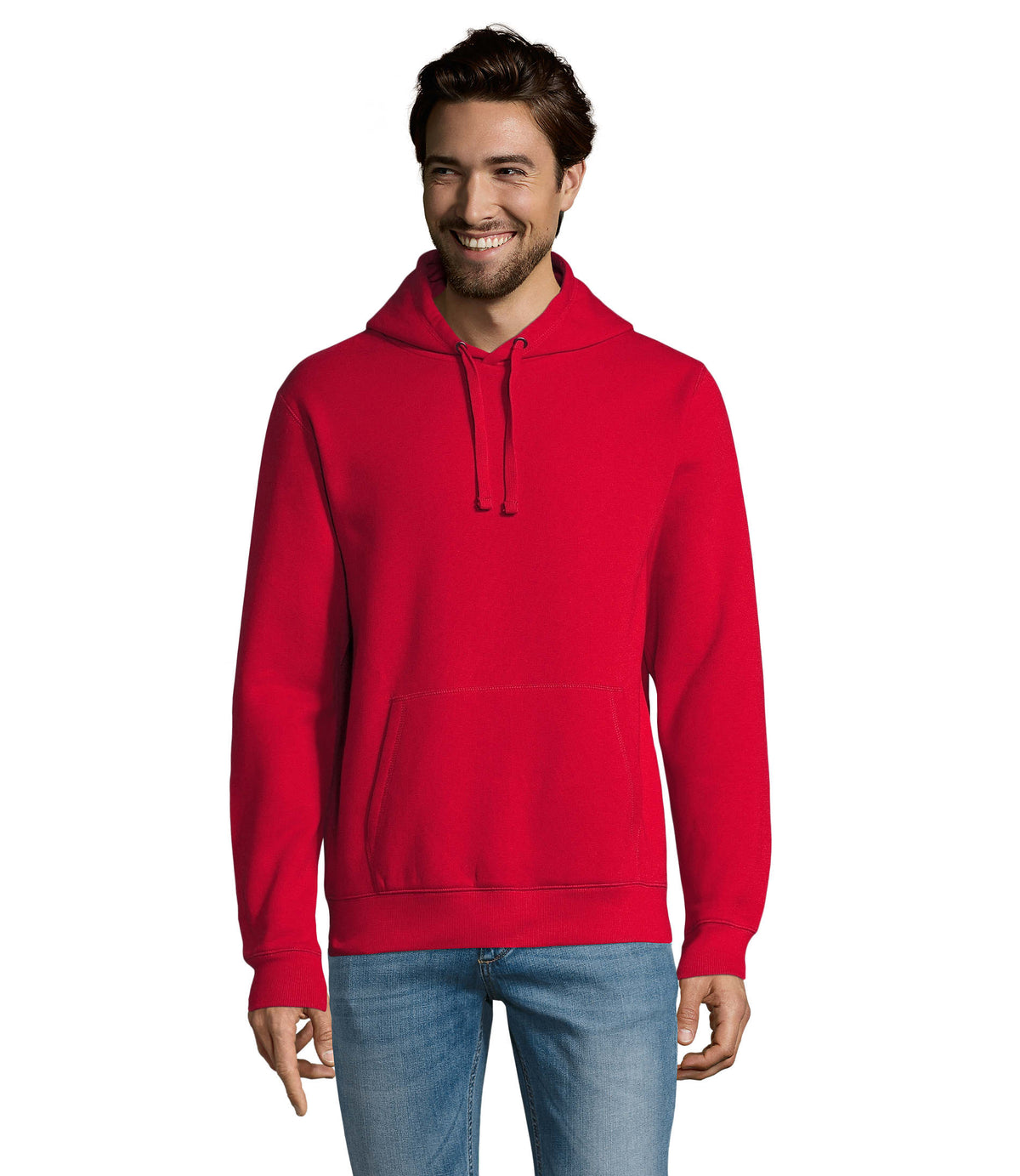 Heren sweater 280 g Spencer in rood