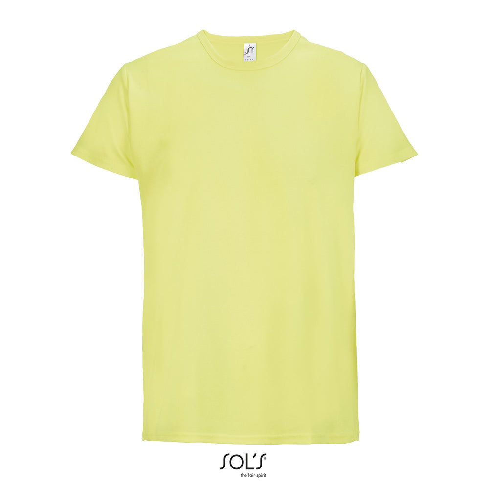 Unisex t-shirt 130 g Sprint in neon geel