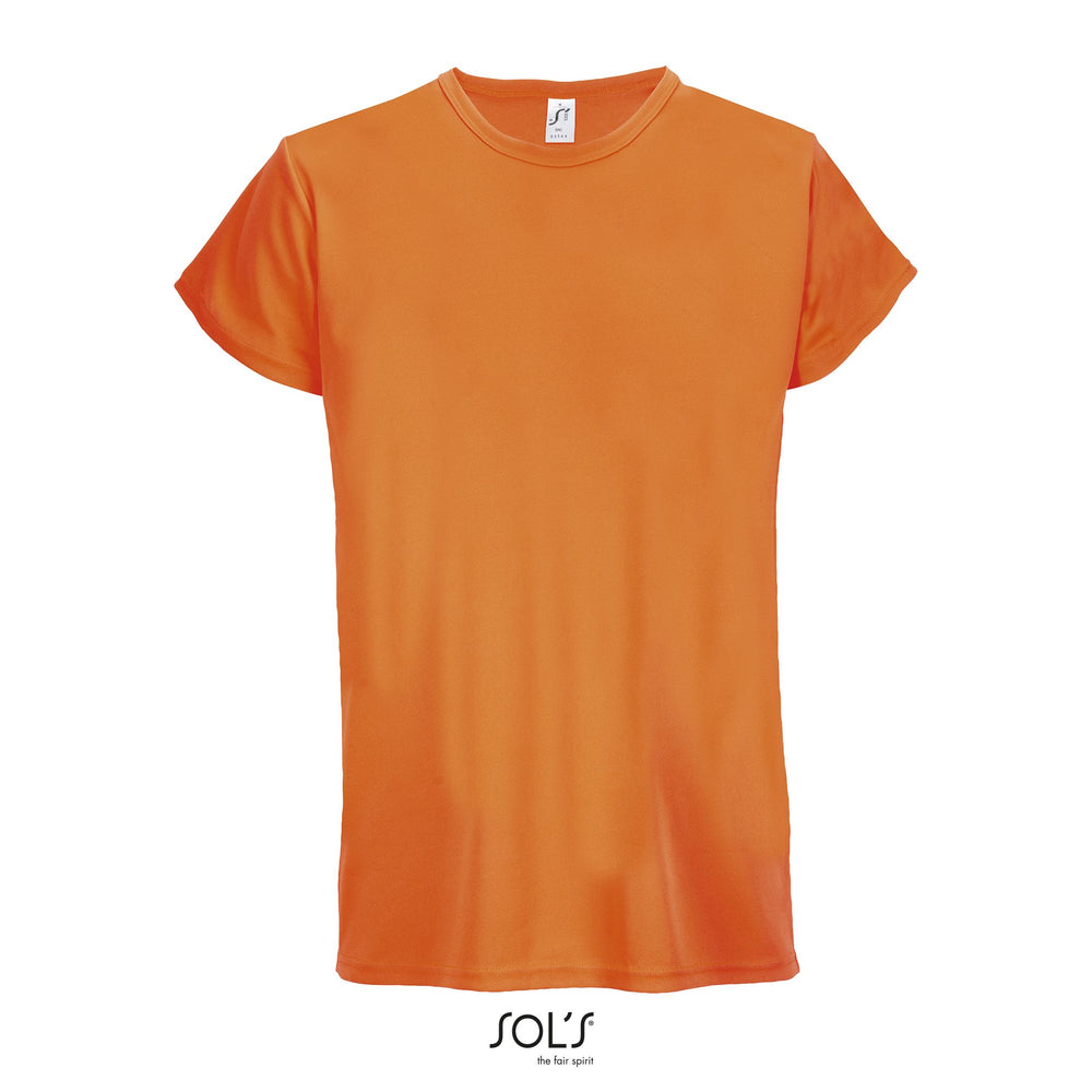 Unisex t-shirt 130 g Sprint in neon oranje