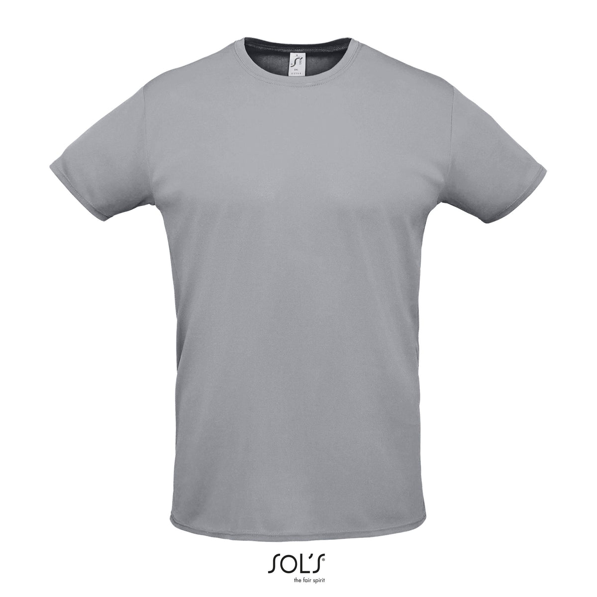 Unisex t-shirt 130 g Sprint in zuiver grijs