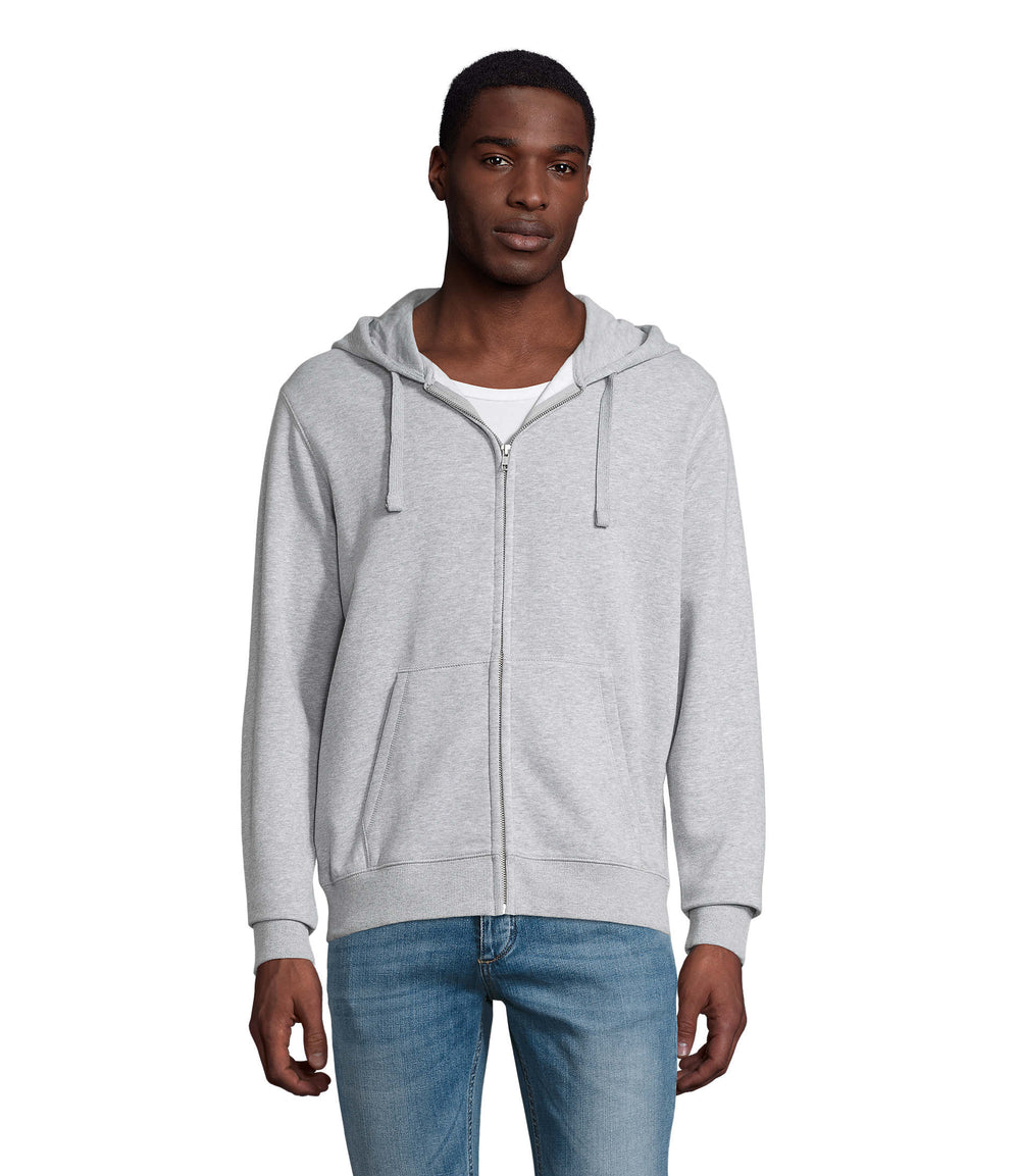 SPIKE HOOD HEREN 280 g Spike Men in grijs gemêleerd 2