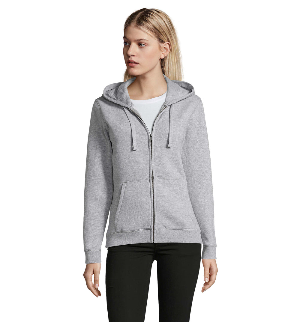 SPIKE HOOD DAMES 280 g Spike Women in grijs gemêleerd 2