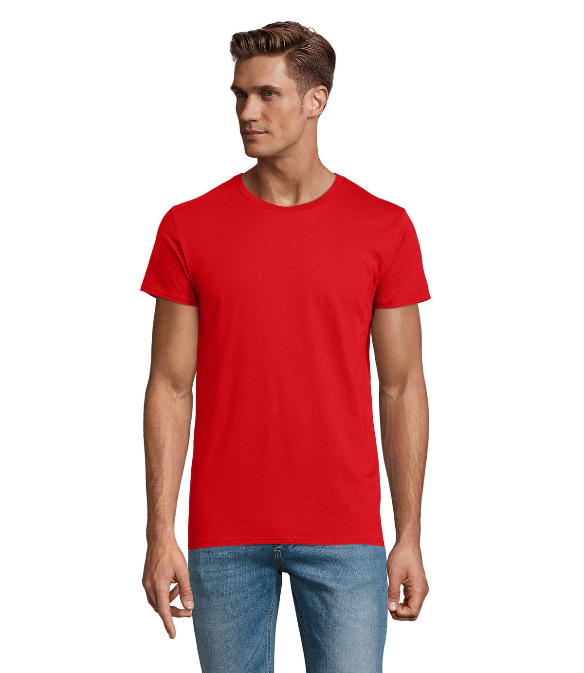 PIONIER HEREN T-Shirt 175 g Pioneer Men in rood