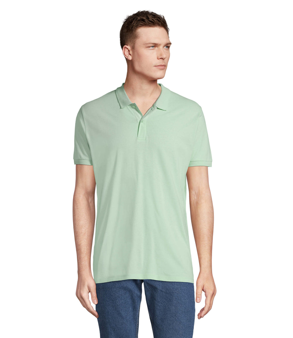 PLANET HEREN Polo 170 g Planet Men in frozen green