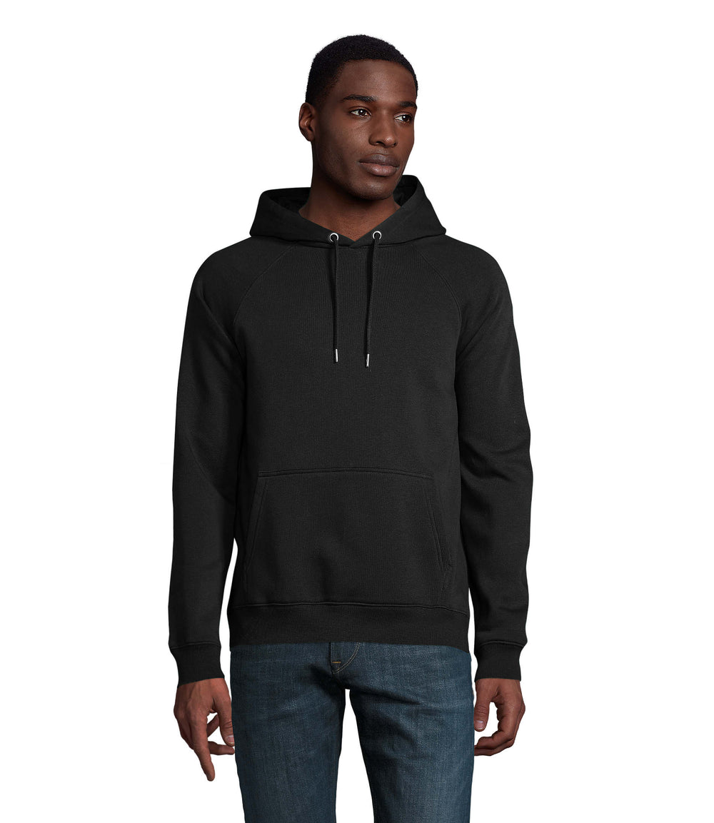 Unisex capuchon Stellar in zwart