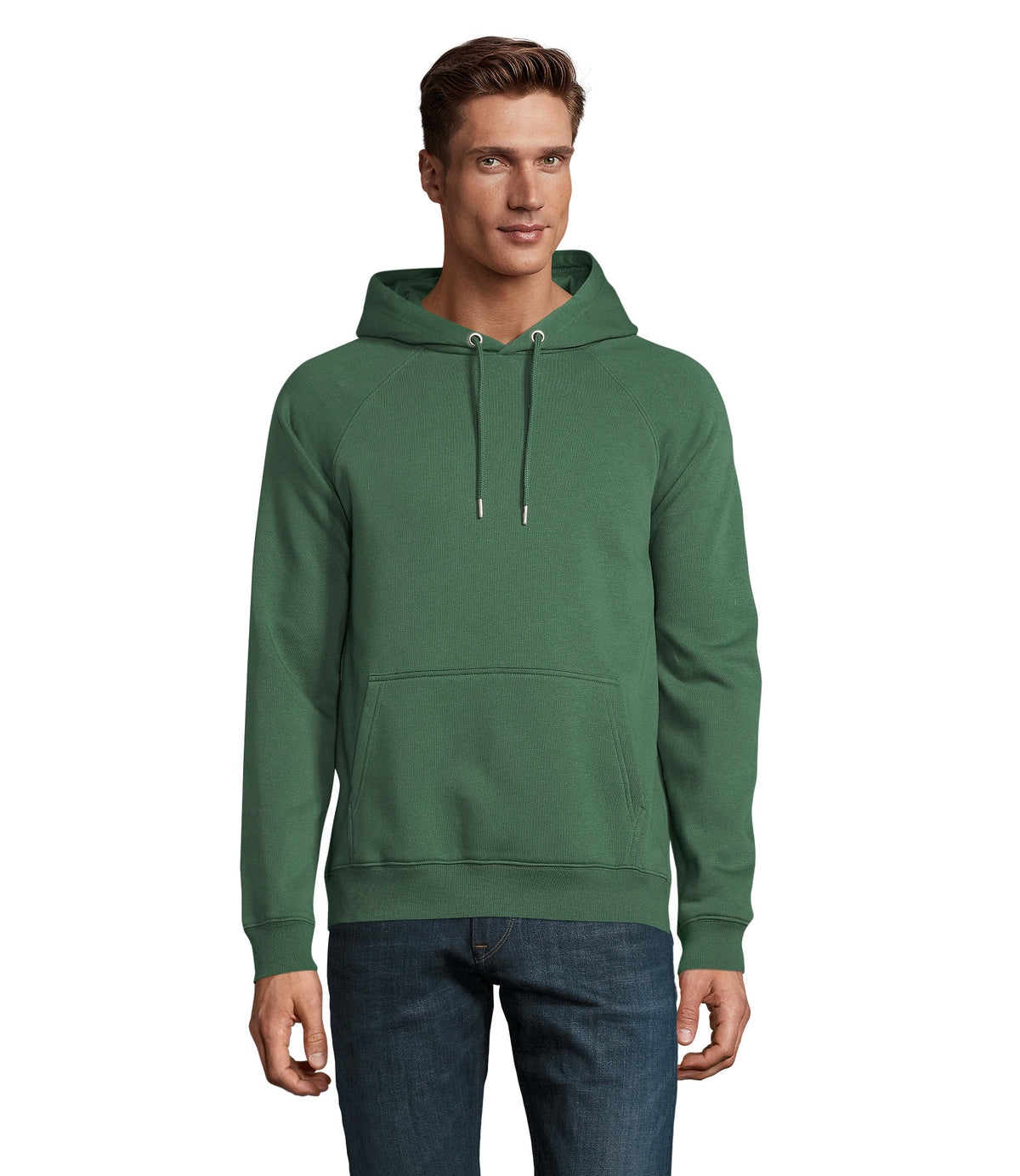 Unisex capuchon Stellar in flesgroen