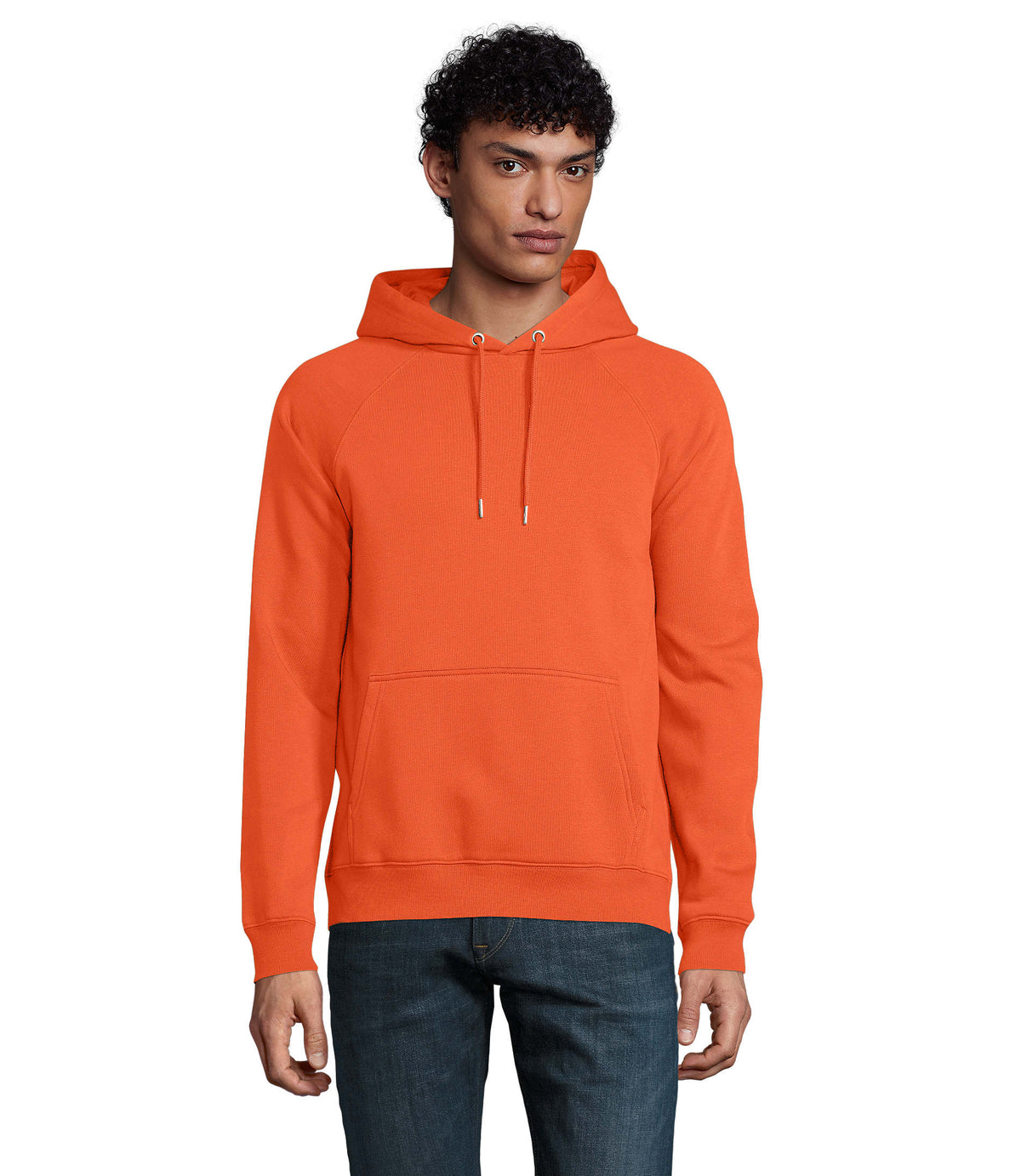 Unisex capuchon Stellar in burnt orange
