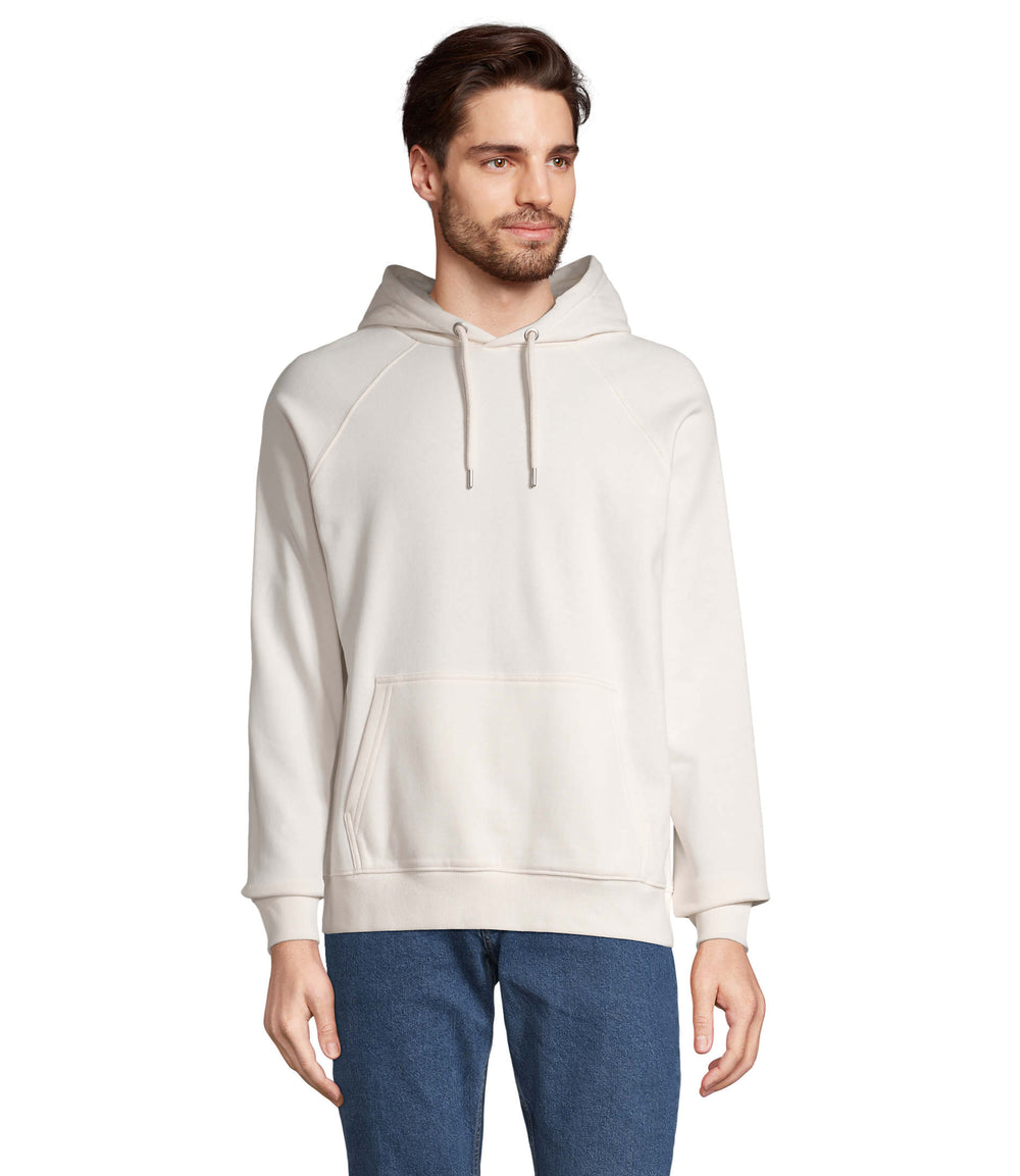 Unisex capuchon Stellar in gebroken wit
