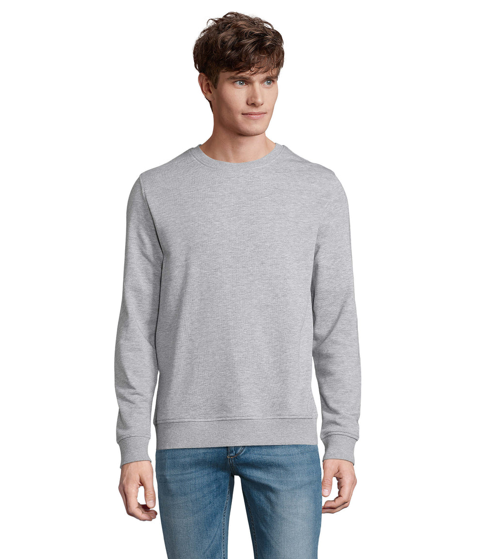 SWEATER 280 g Comet in grijs gemêleerd 2
