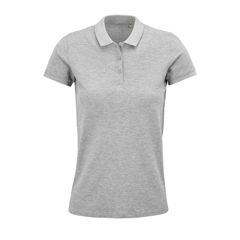 PLANET DAMES Polo 170 g Planet Women in grijs gemêleerd 2