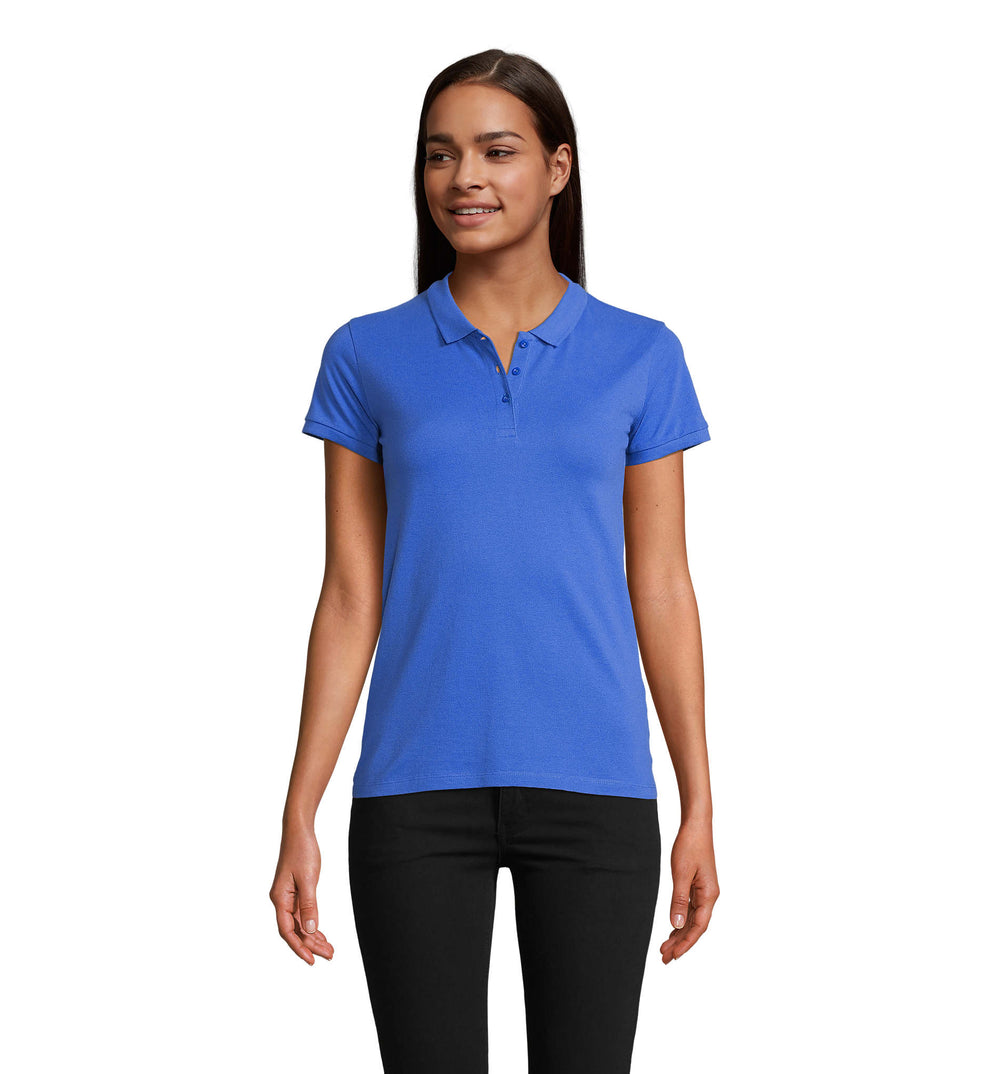PLANET DAMES Polo 170 g Planet Women in koningsblauw