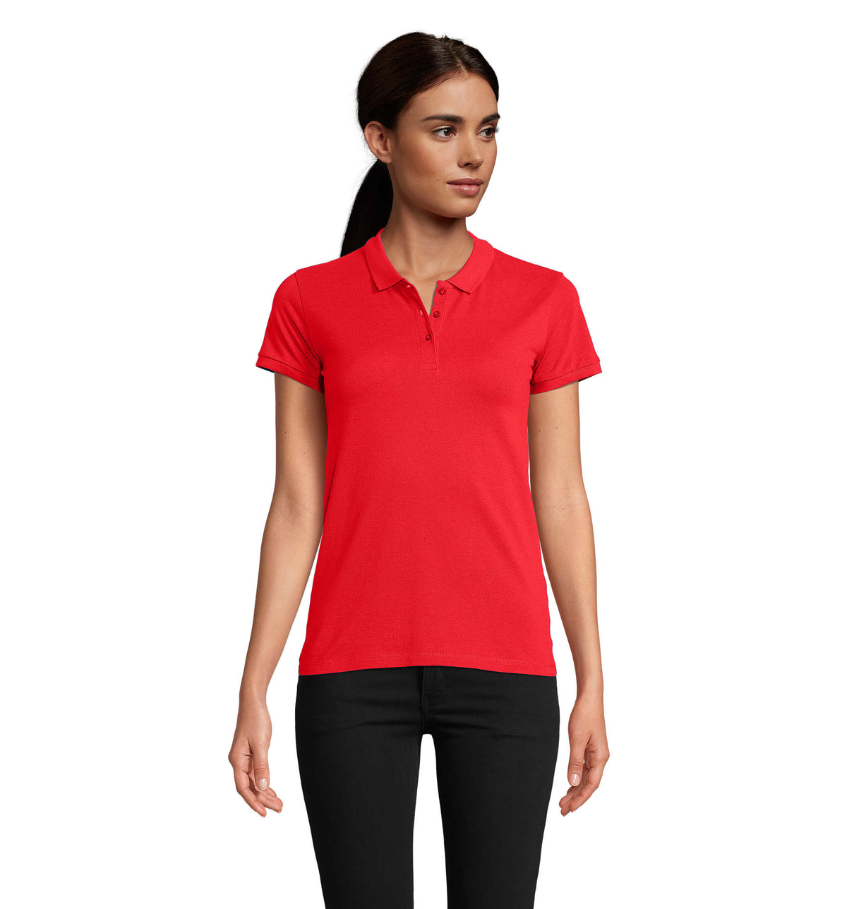 PLANET DAMES Polo 170 g Planet Women in rood