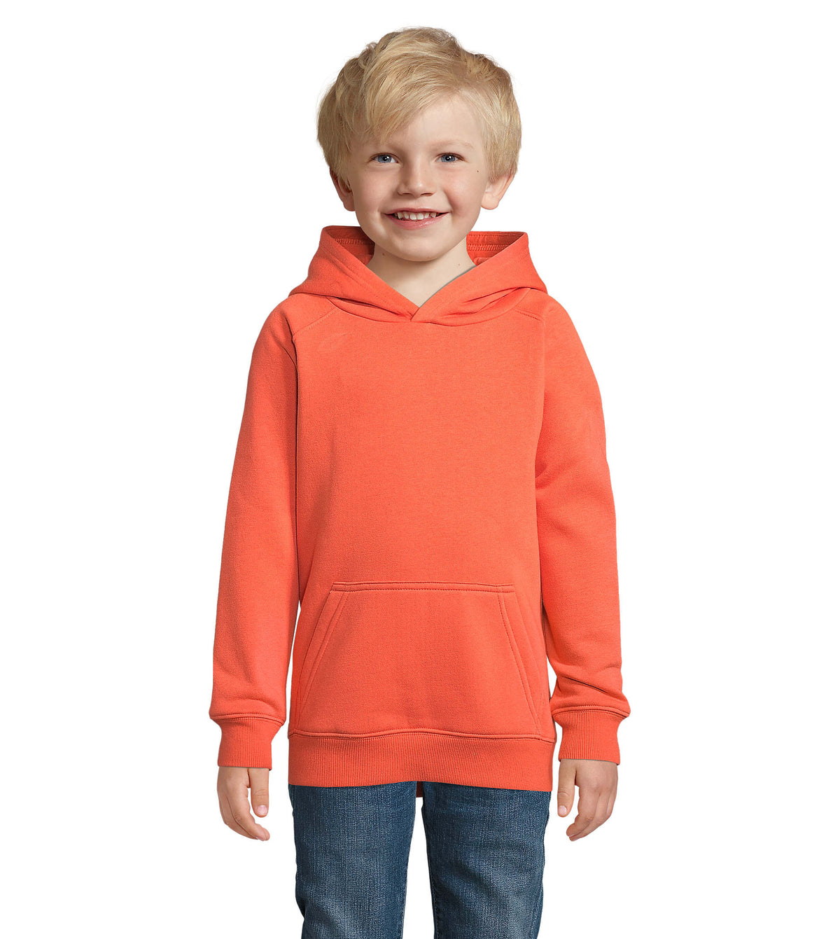 STELLAR KINDER CAPUCHON Stellar Kids in burnt orange