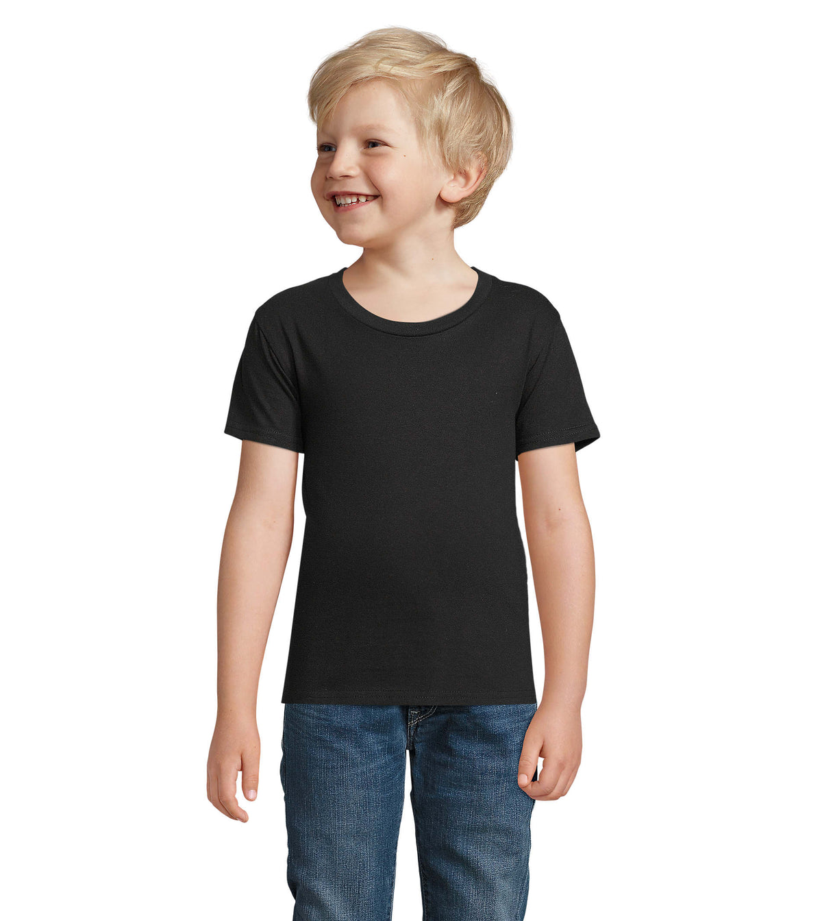PIONEER kind t-shirt 175 g Pioneer Kids in diep zwart