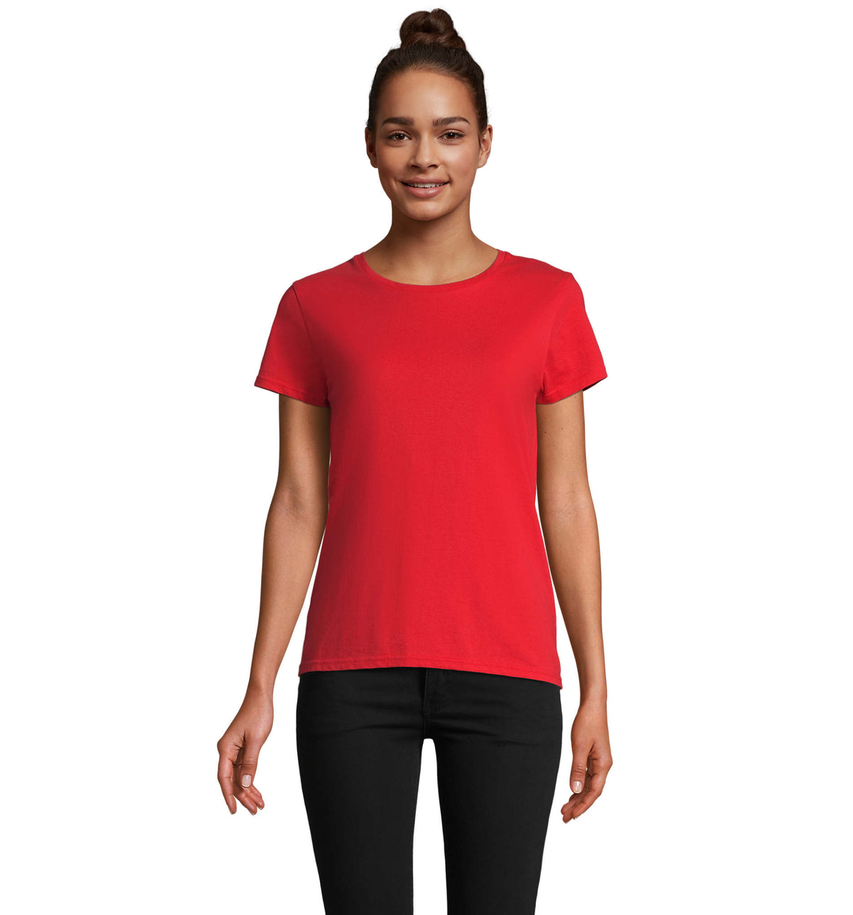PIONEER DAMES T-Shirt 175 g Pioneer Women in helder rood