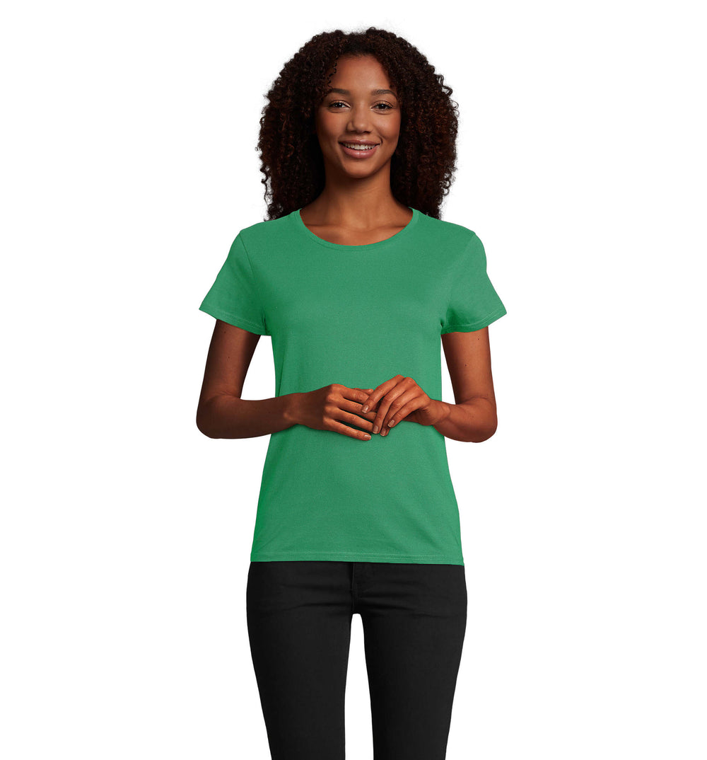 PIONEER DAMES T-Shirt 175 g Pioneer Women in helder groen