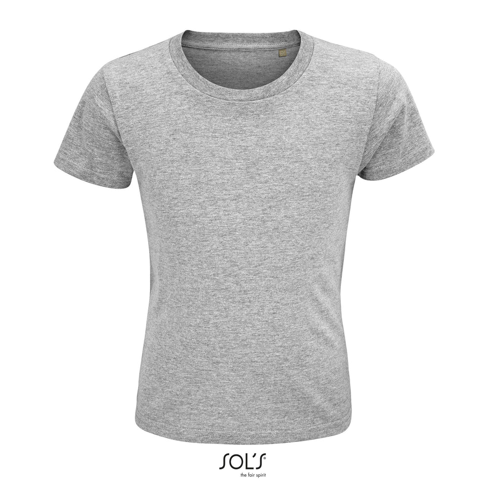 CRUSADER kind t-shirt 150 g Crusader Kids in grijs gemeleerd