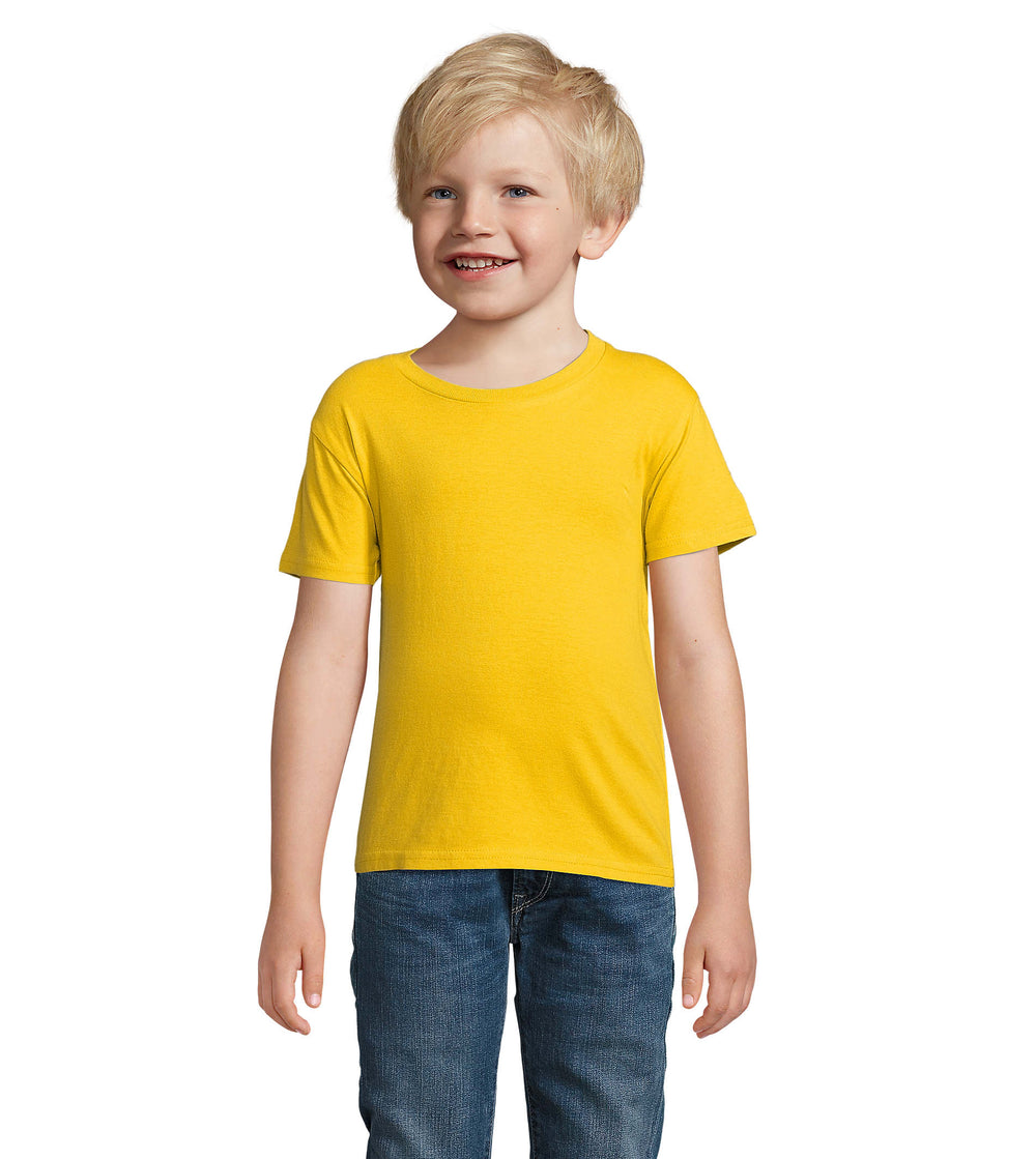 CRUSADER kind t-shirt 150 g Crusader Kids in goud