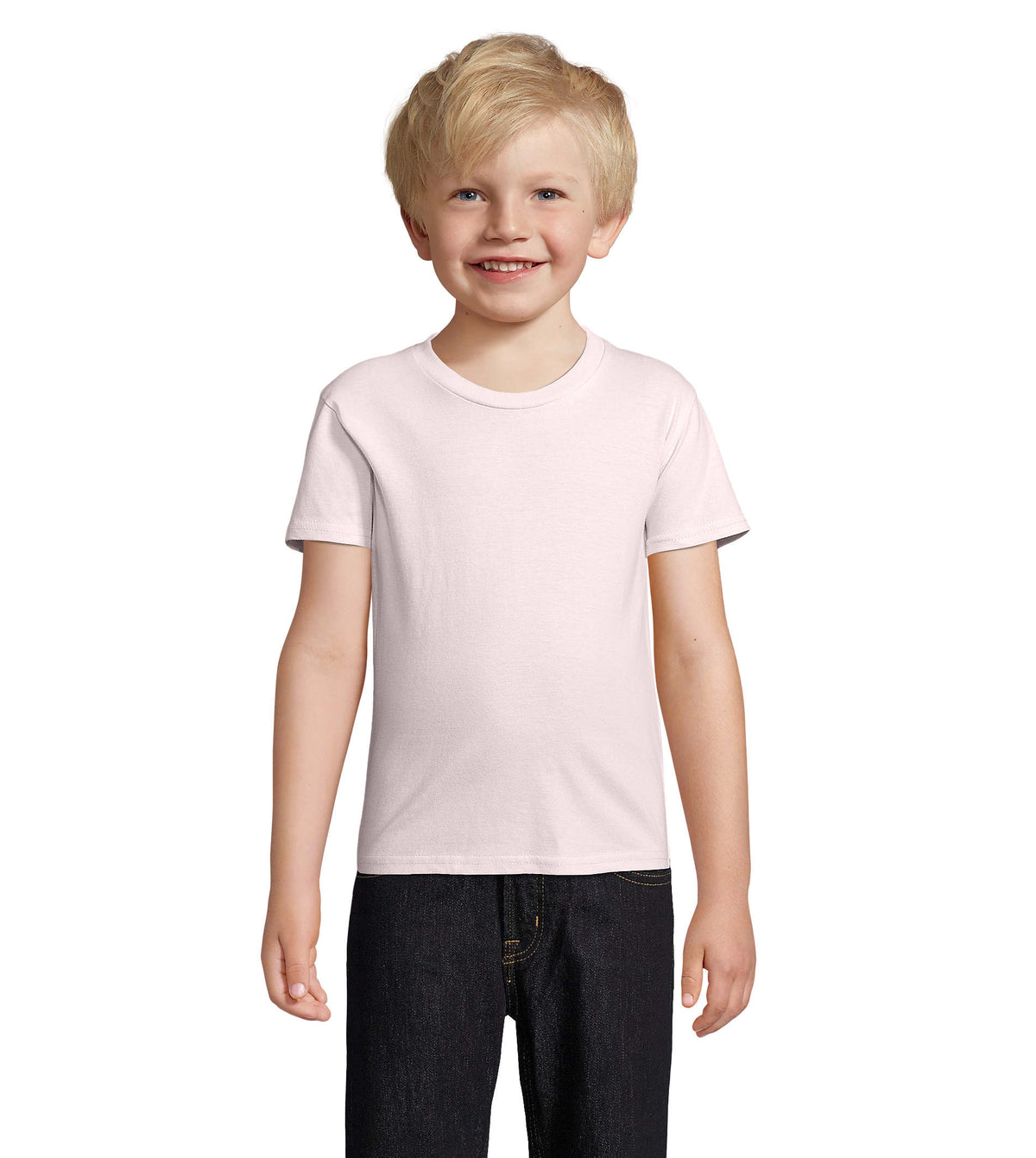 CRUSADER kind t-shirt 150 g Crusader Kids in zacht roze