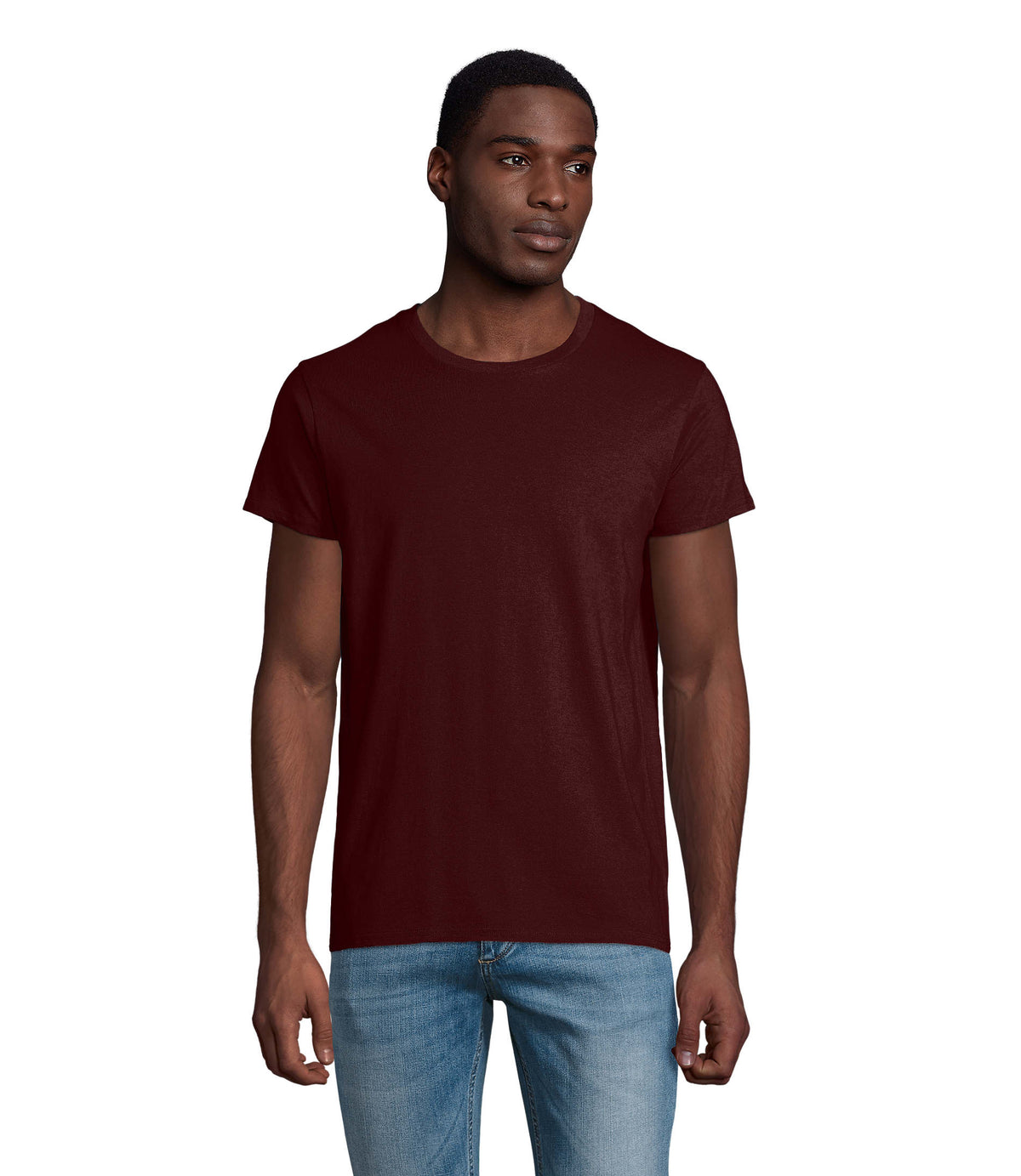 CRUSADER Heren T-shirt 150 g Crusader Men in burgundy