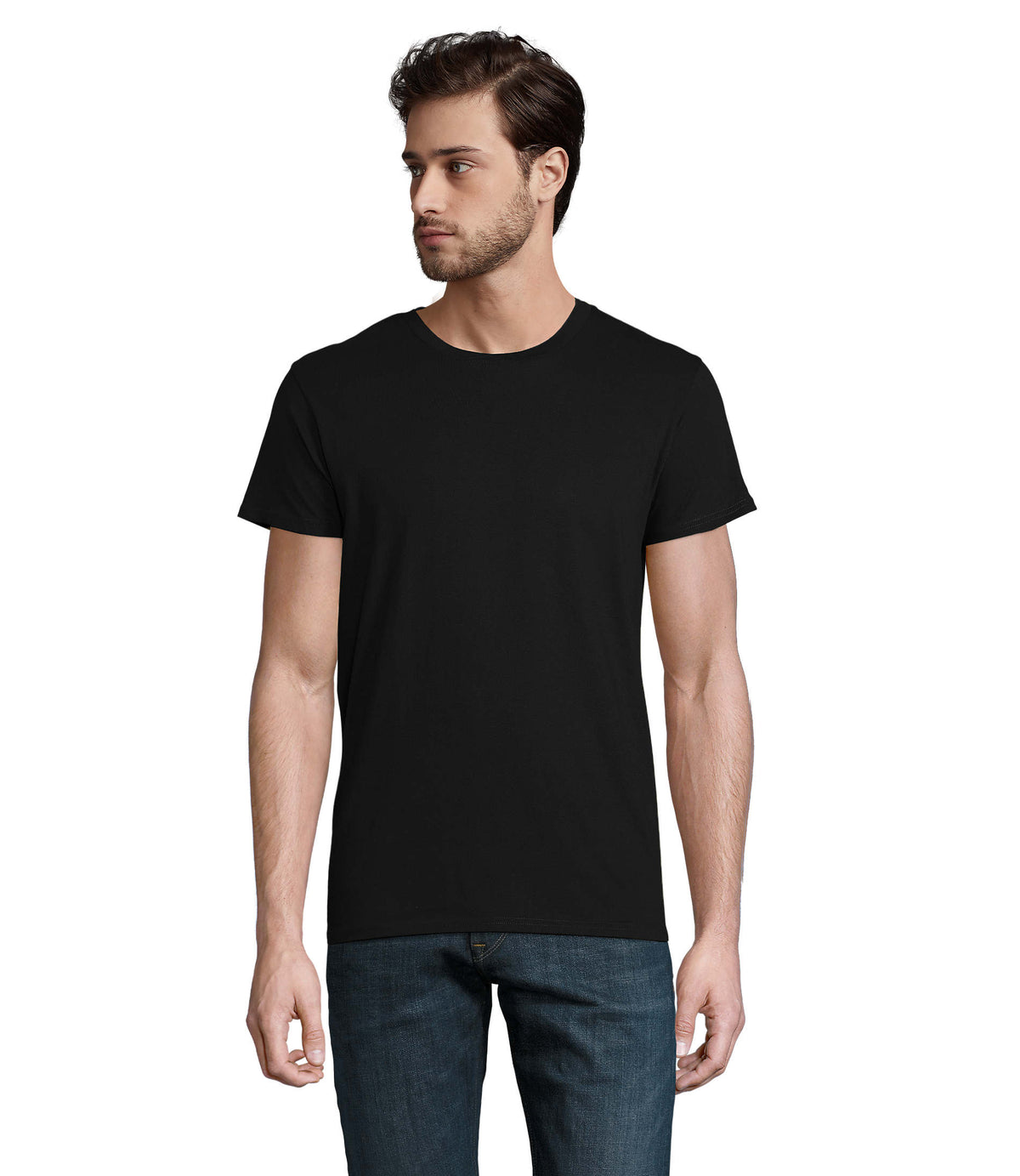 CRUSADER Heren T-shirt 150 g Crusader Men in diep zwart