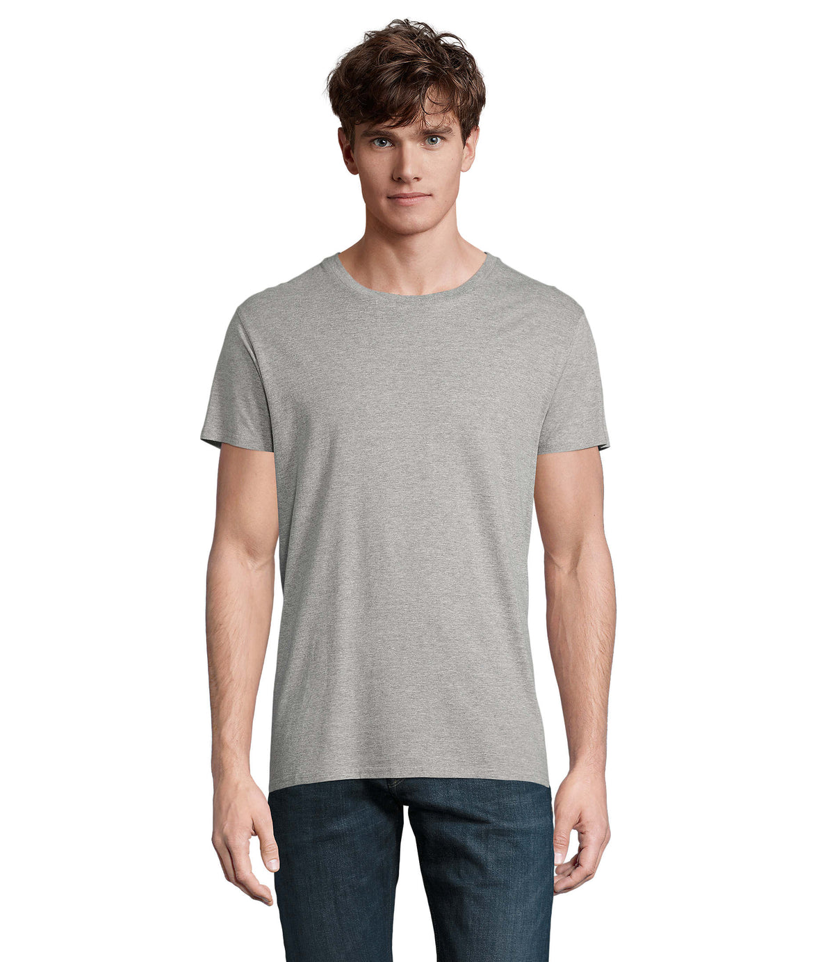 CRUSADER Heren T-shirt 150 g Crusader Men in grijs gemeleerd